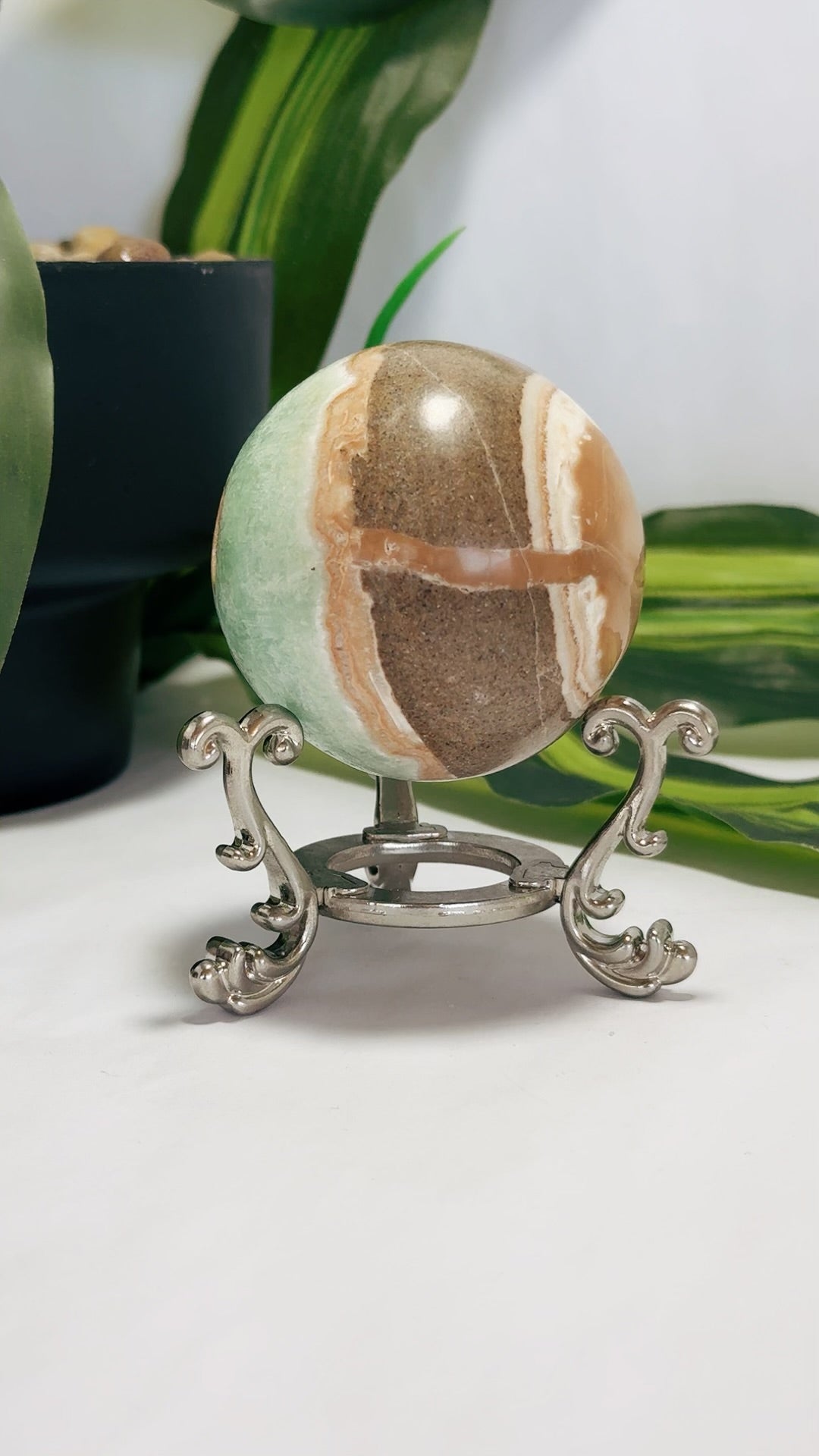 Caribbean Calcite Sphere 302g