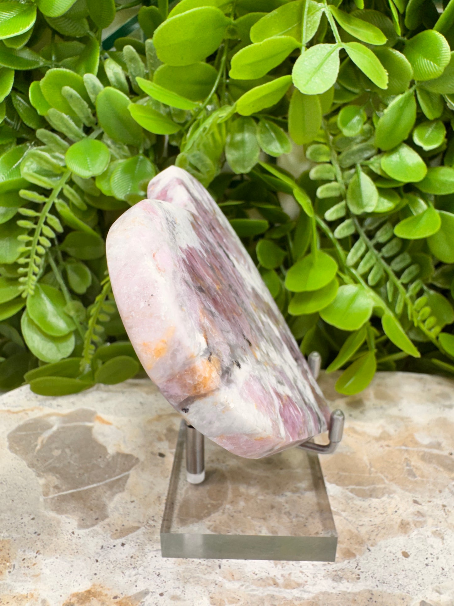 Pink Tourmaline Heart 232g