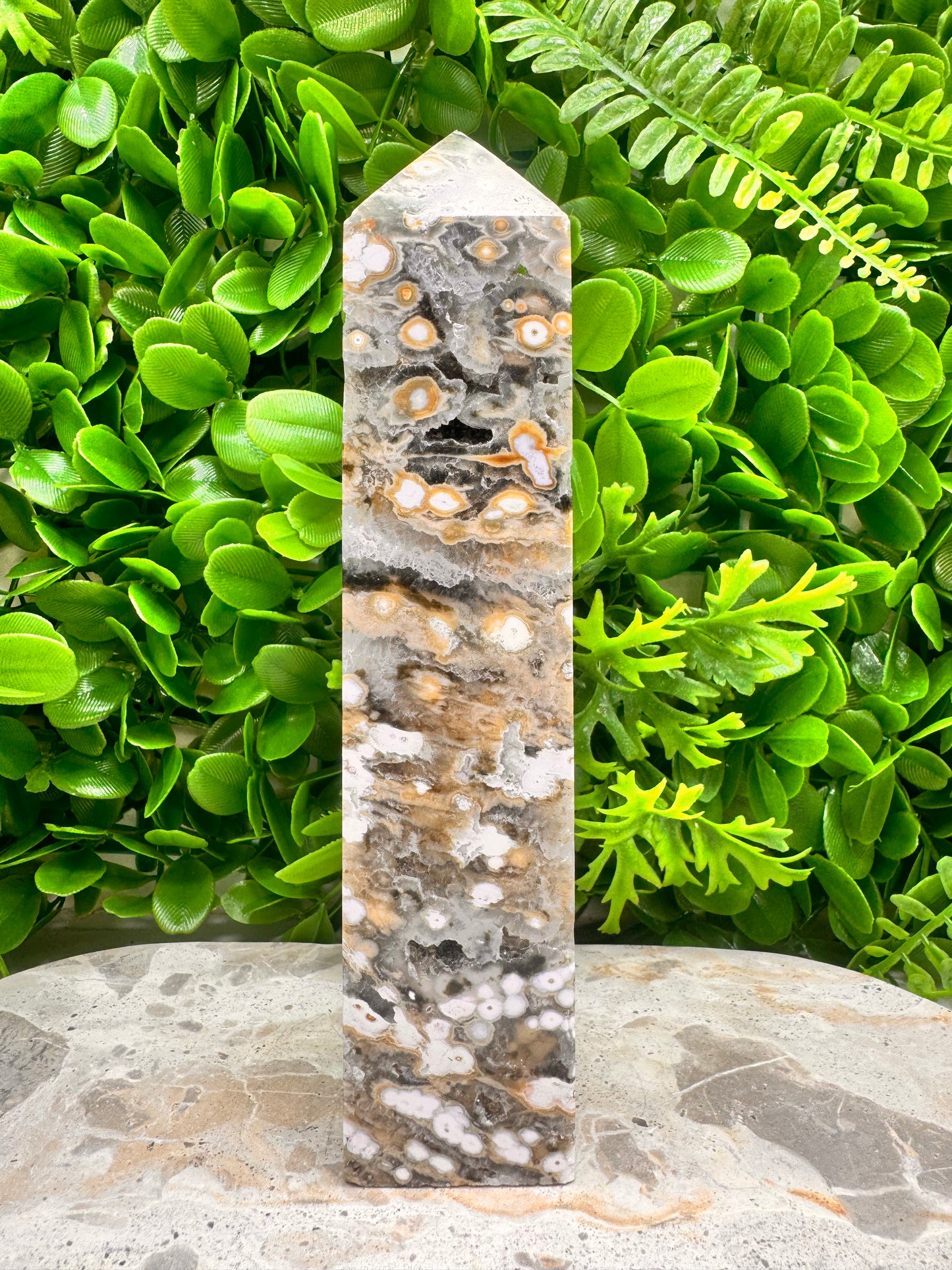 Bubble Ocean Jasper Tower 448g