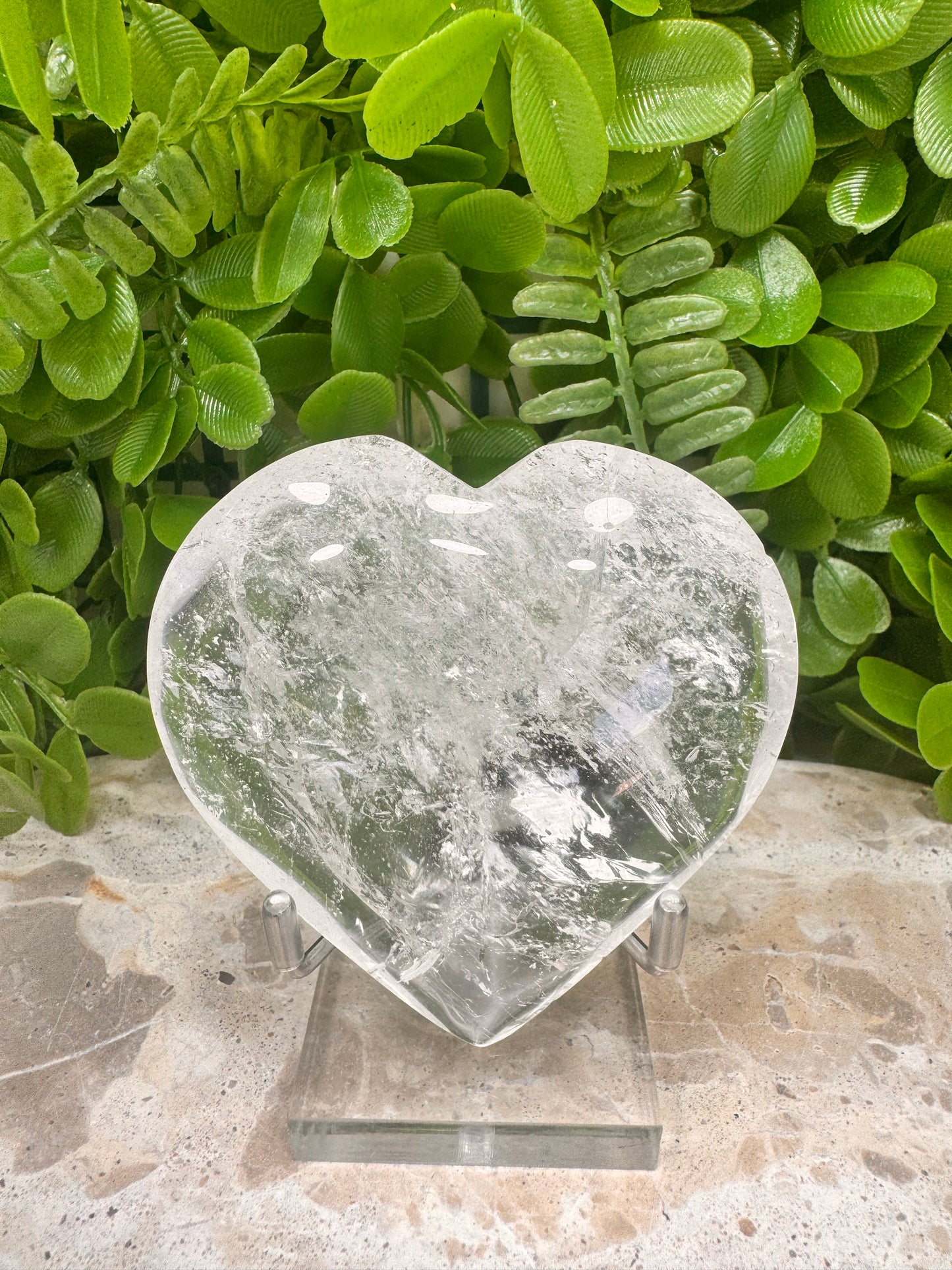 Clear Quartz Heart 250g