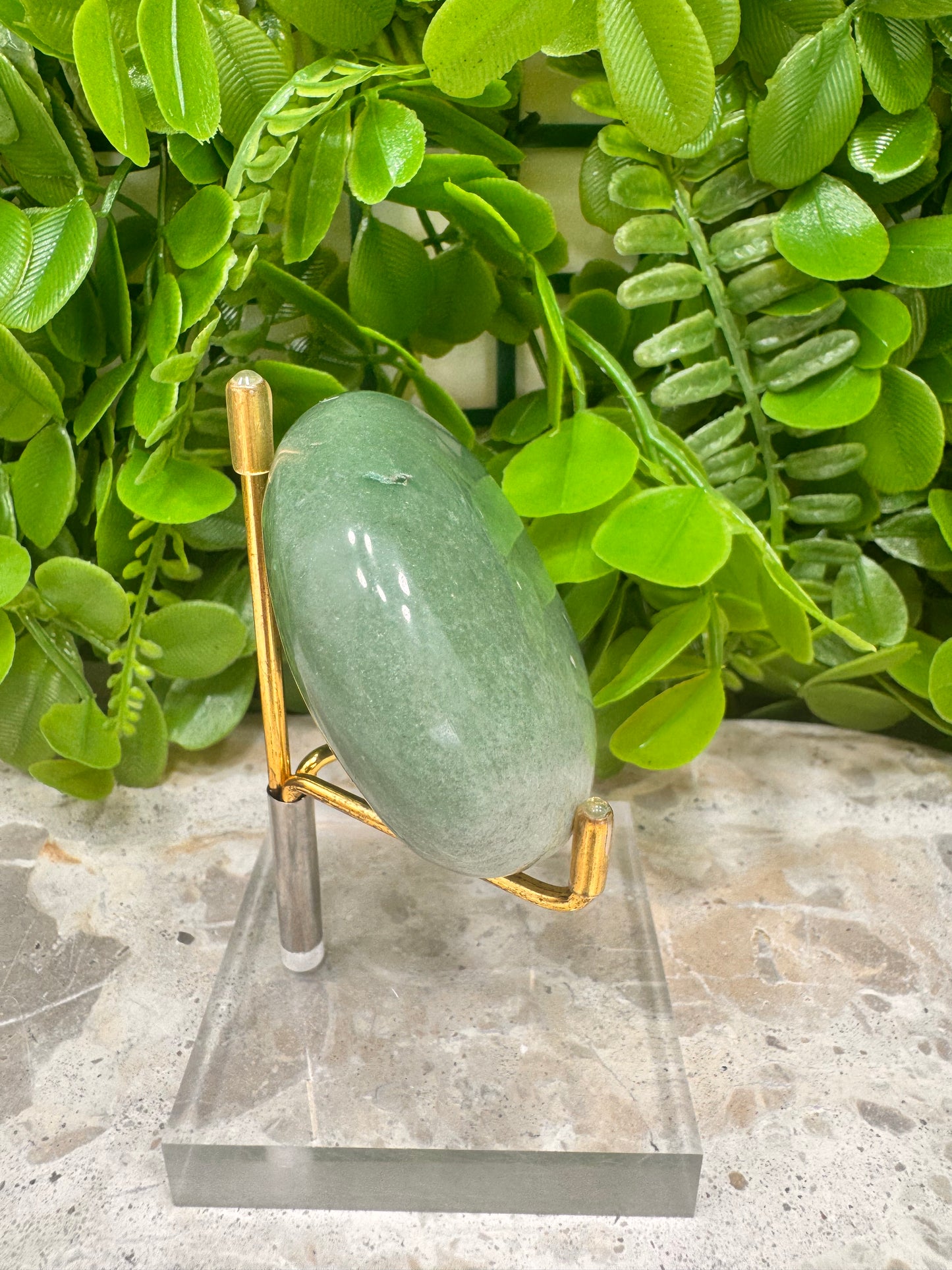 Green Aventurine Palm Stone 160g