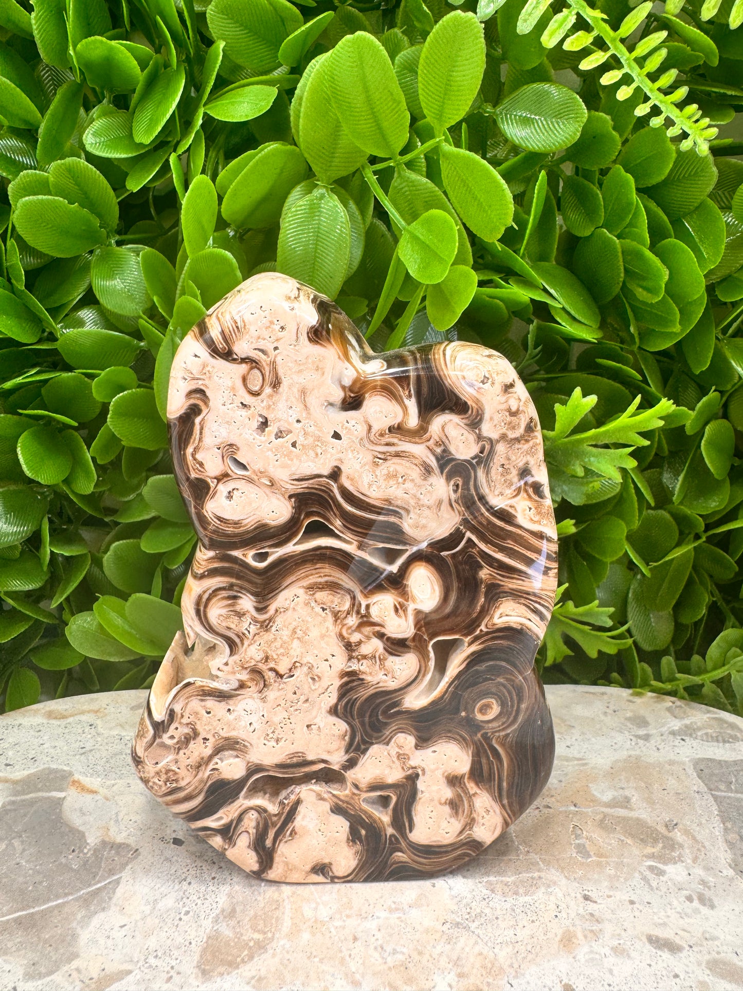 Chocolate Calcite Freeform 740g