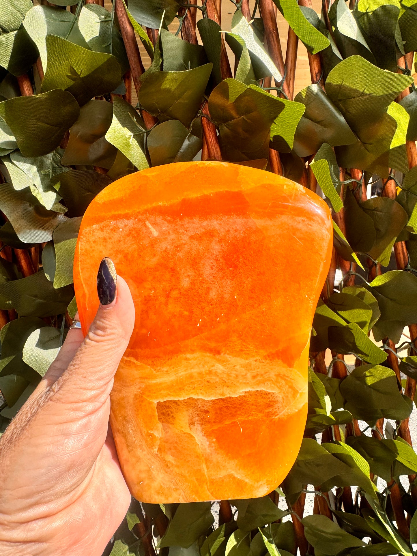 Crystalized Orange Calcite Freeform 1738g