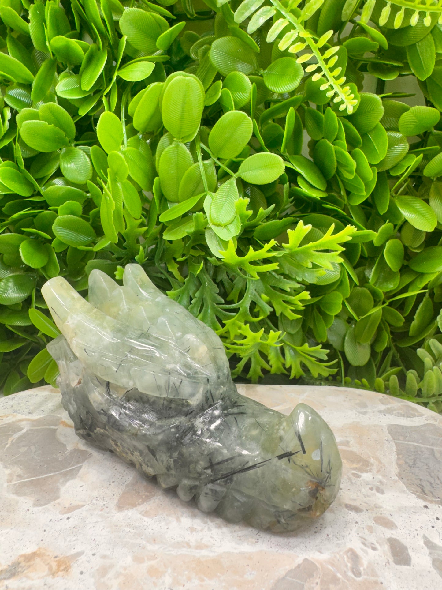 Prehnite Dragon Skull 684g