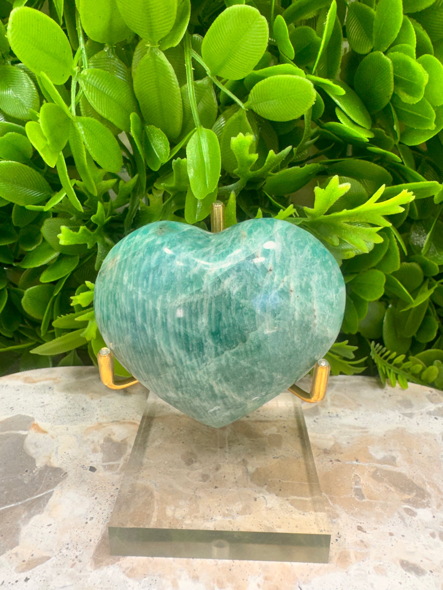 Amazonite Heart 206g