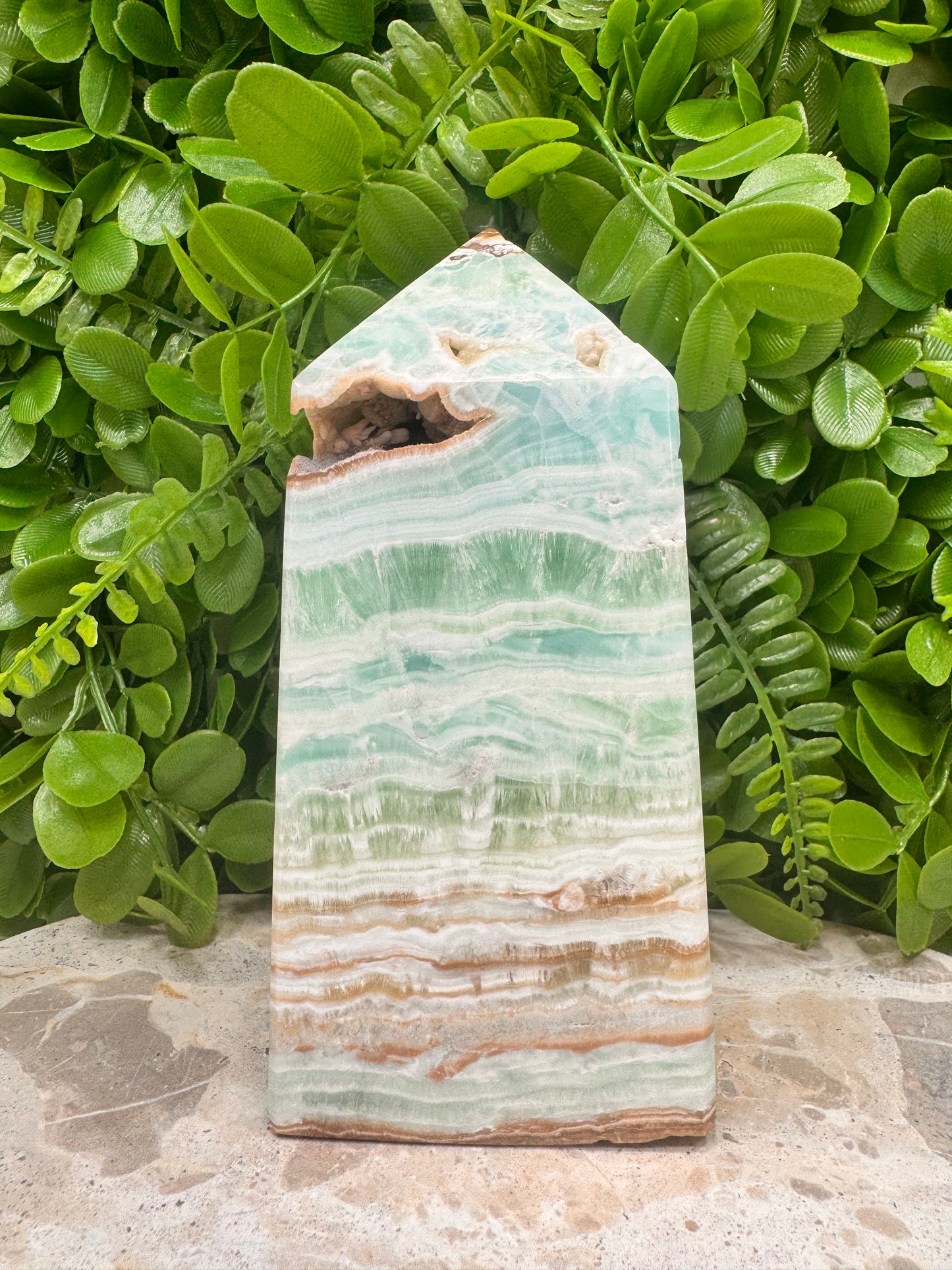 Aqua Caribbean Calcite Tower 2kg