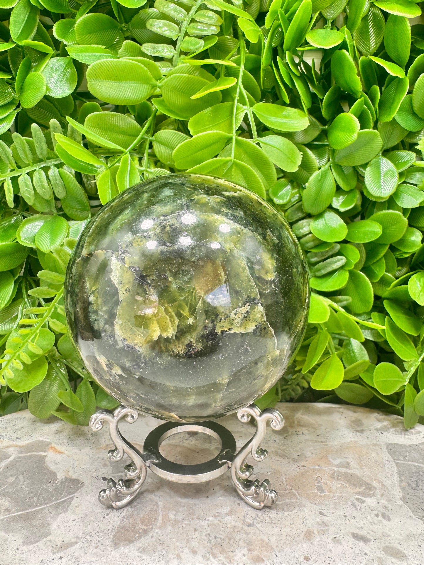 Nephrite Jade Sphere 1150g