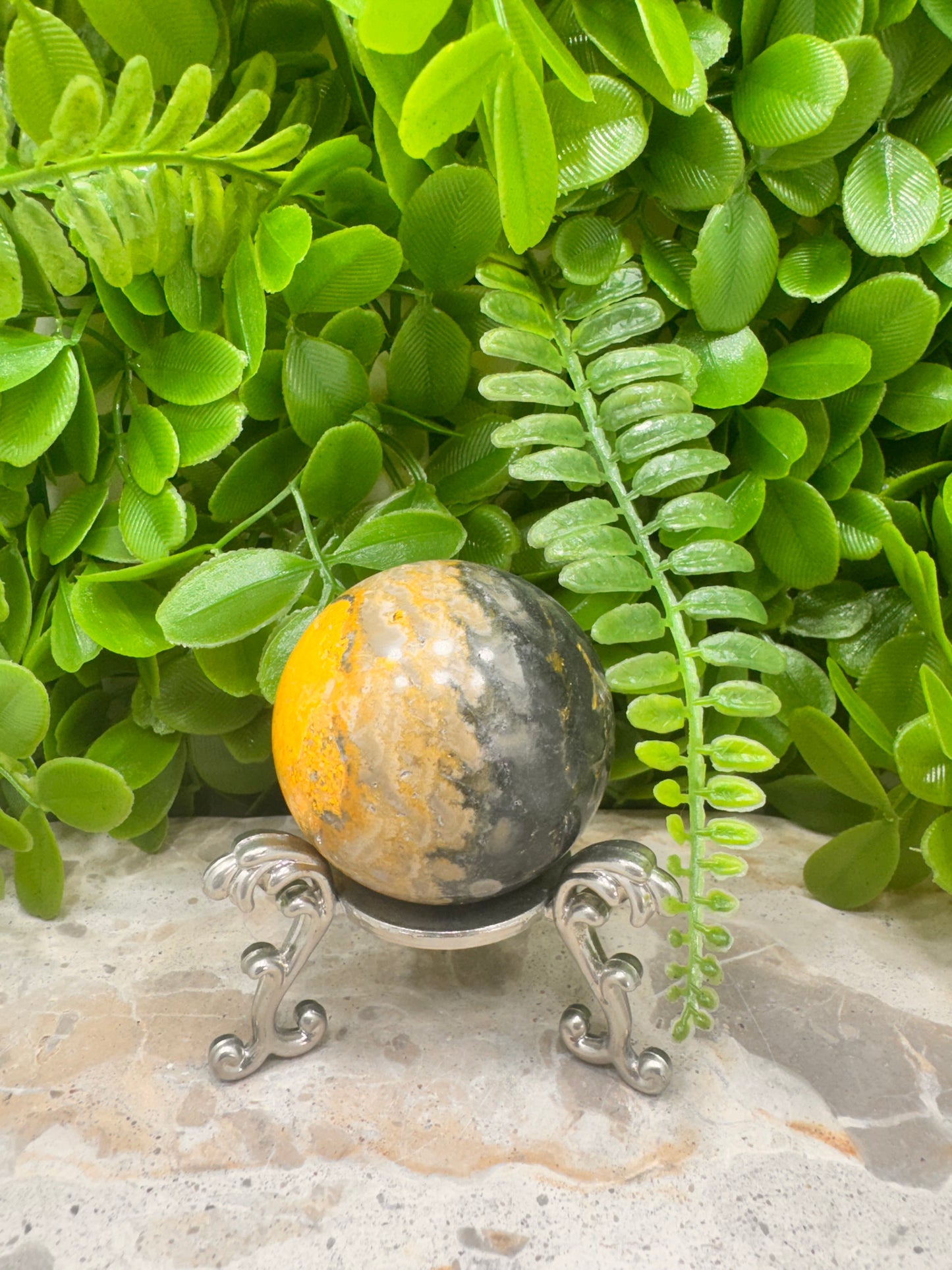 Bumble Bee Jasper Sphere 208g