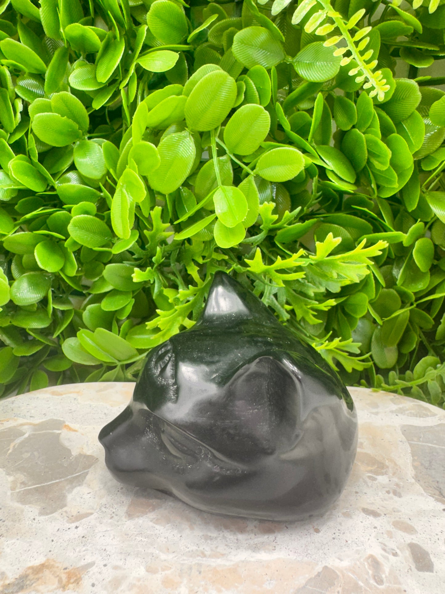 Black Obsidian Cat 710g