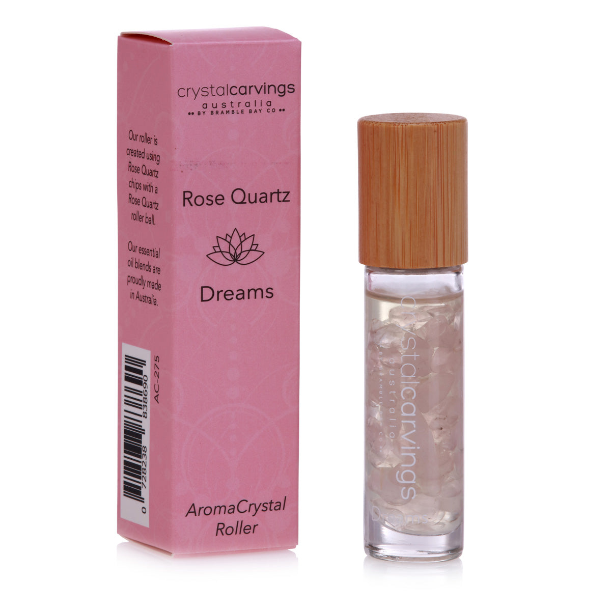 Aroma Crystals Roller - Dreams/Rose Quartz
