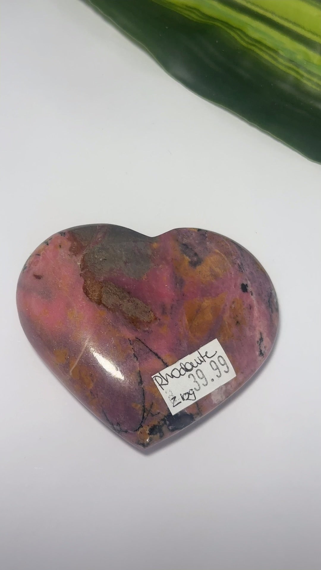 Rhodonite Heart 210g