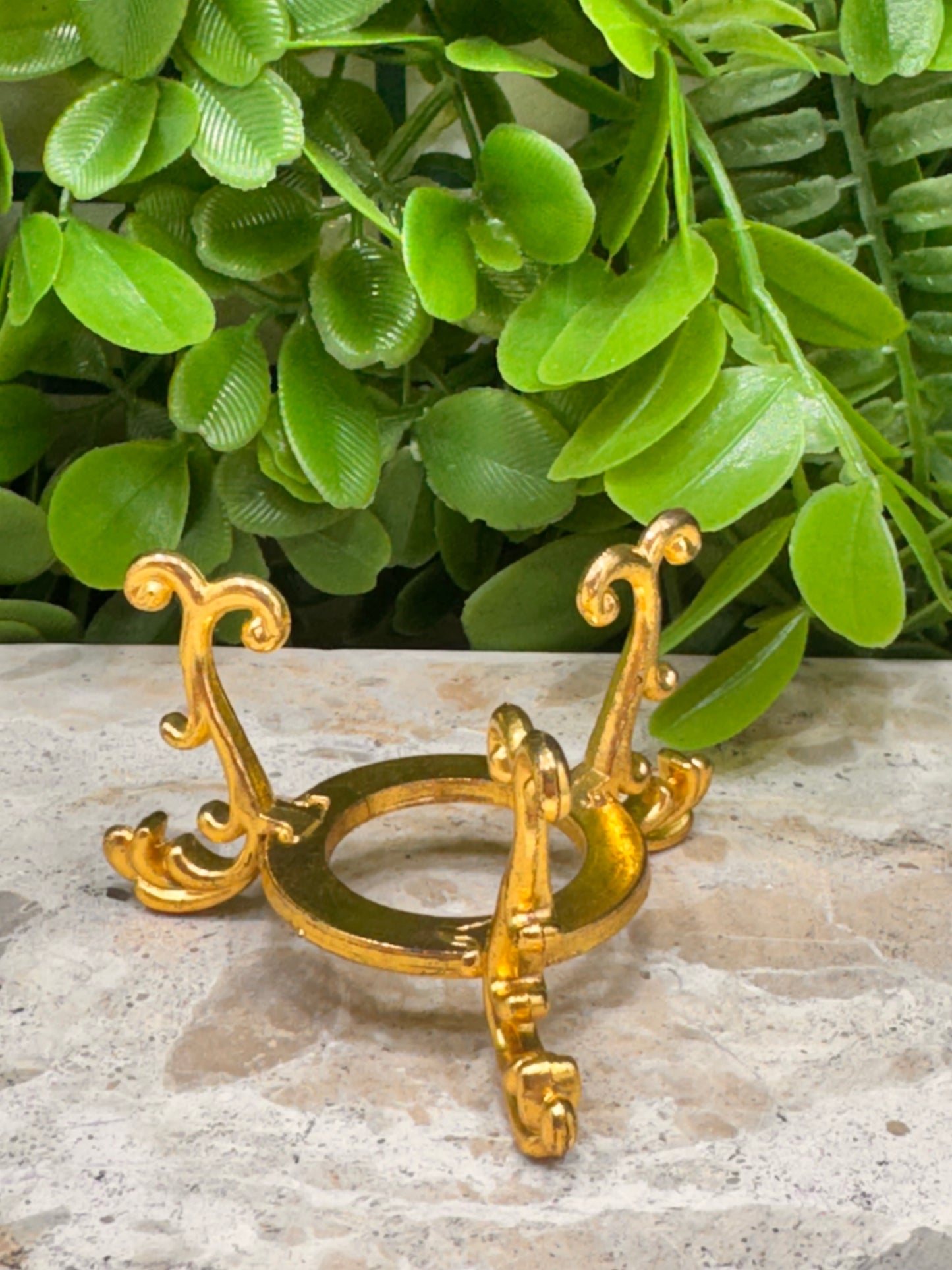 Gold Sphere Stand