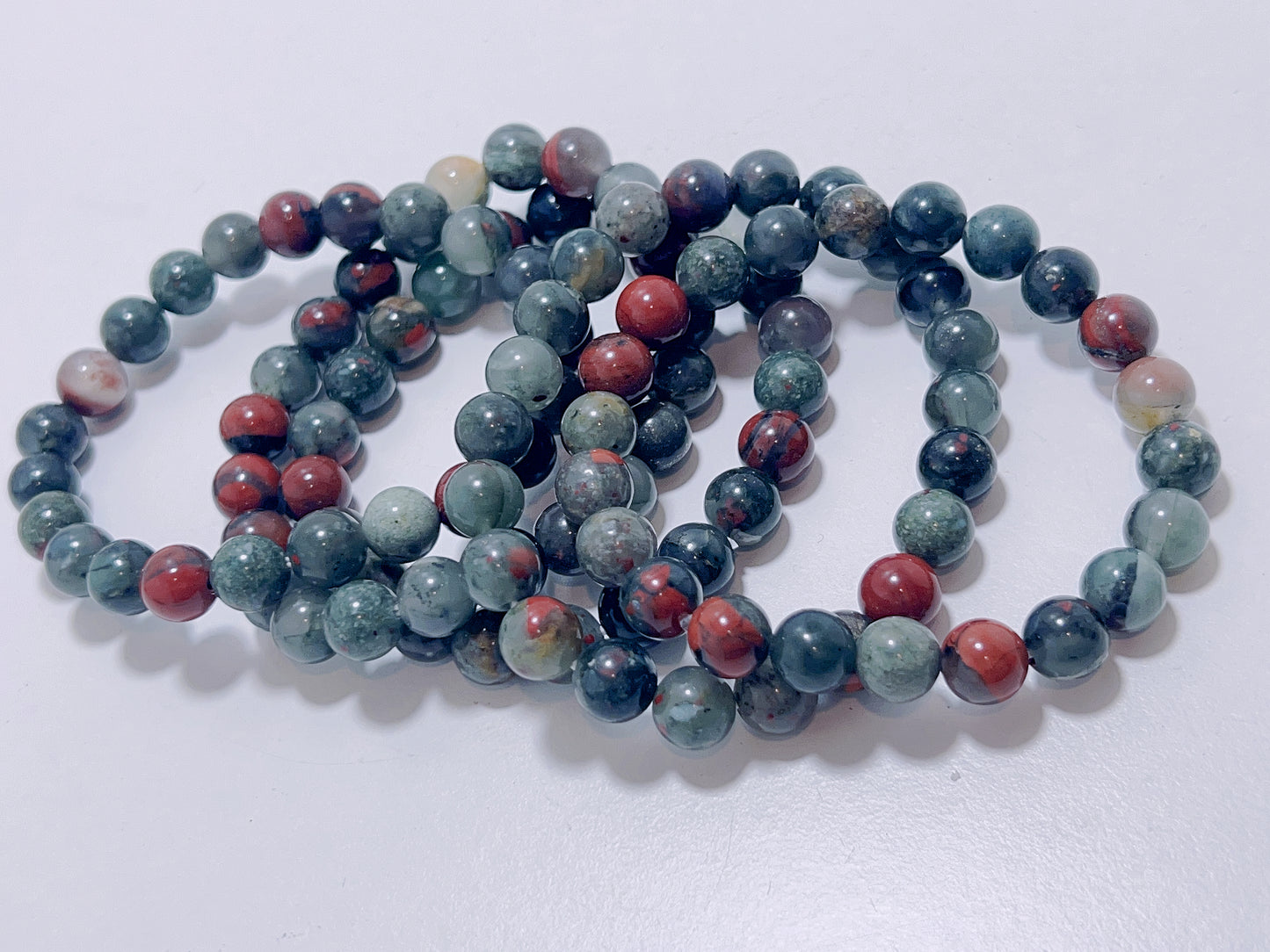 African Bloodstone Bracelet 8mm