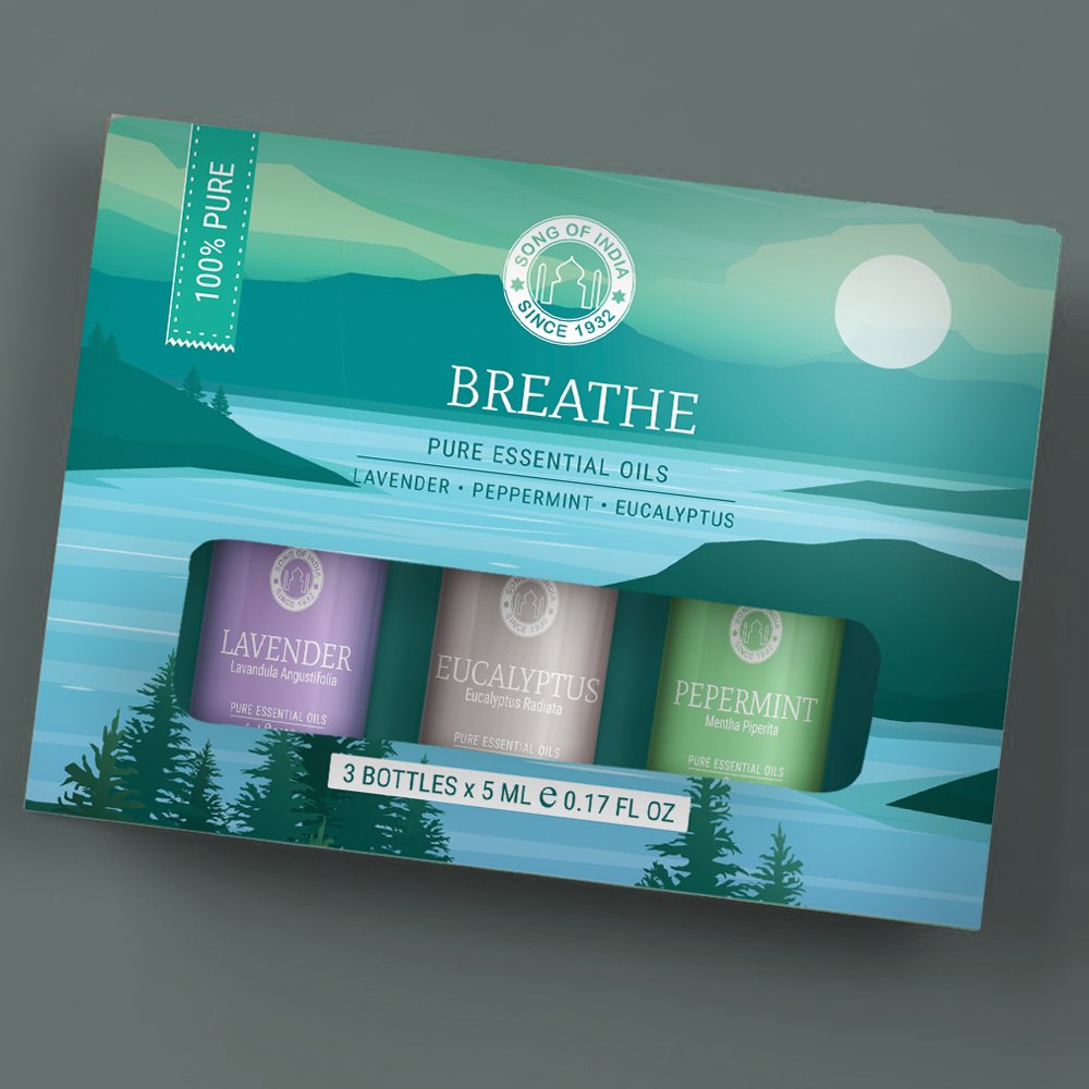 Breathe Aromatherapy 5 ml (Set of 3) in Gift Box