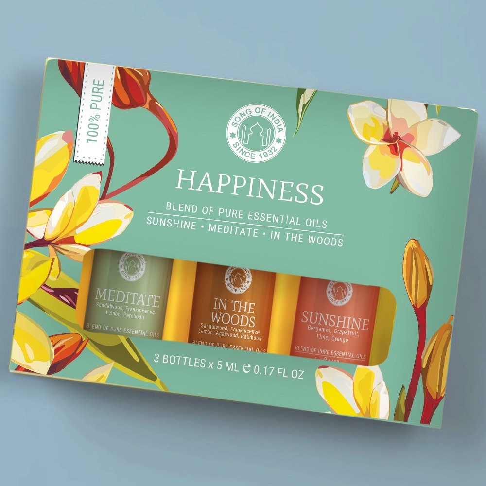 Happiness Aromatherapy 5 ml (Set of 3) in Gift Box