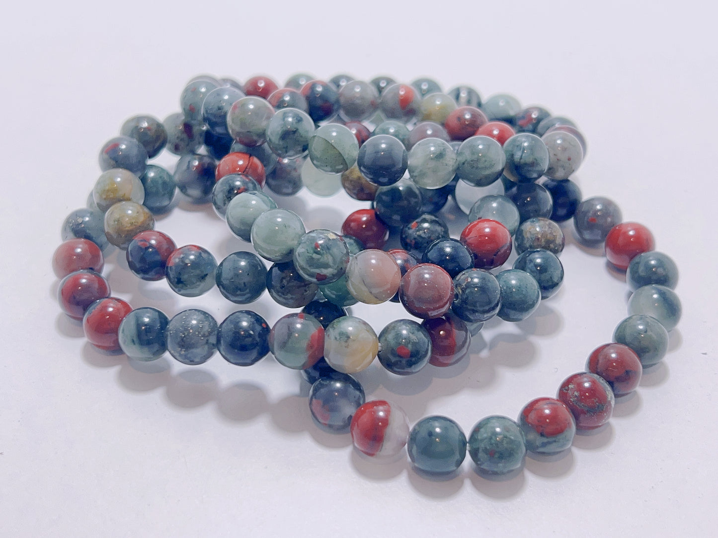 African Bloodstone Bracelet 8mm