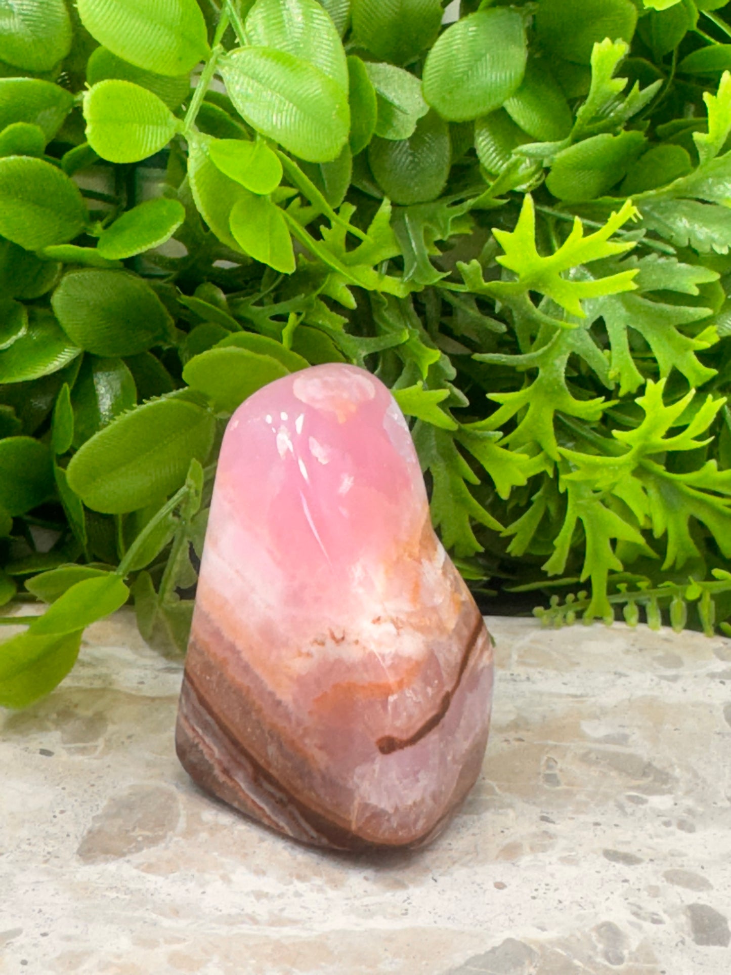 Pink Aragonite Freeform 226g
