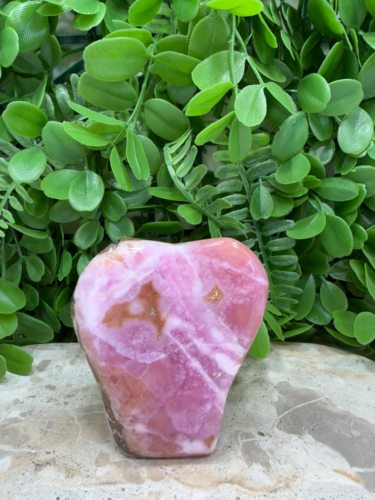 Pink Aragonite Freeform 302g