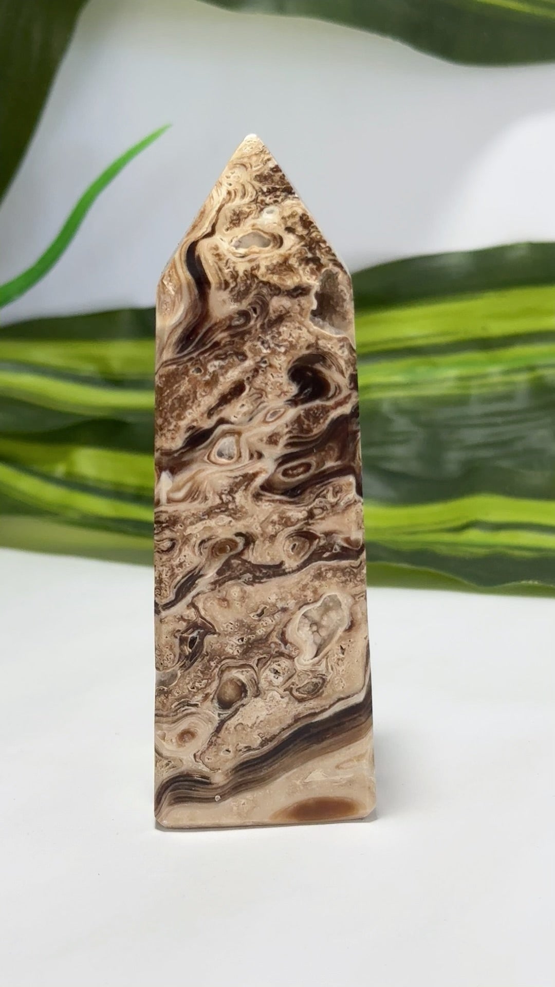 Chocolate Calcite Tower 206g