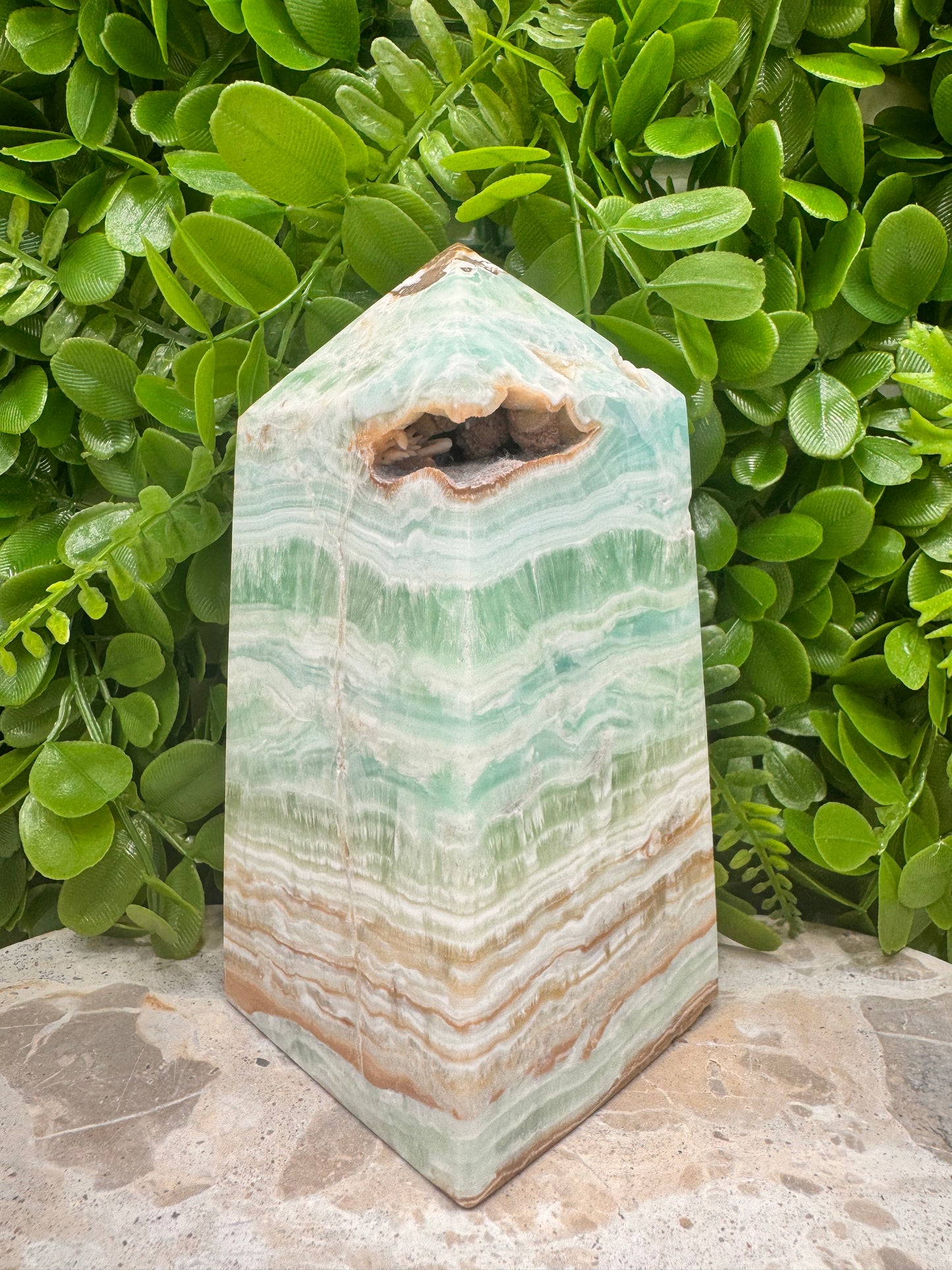 Aqua Caribbean Calcite Tower 2kg