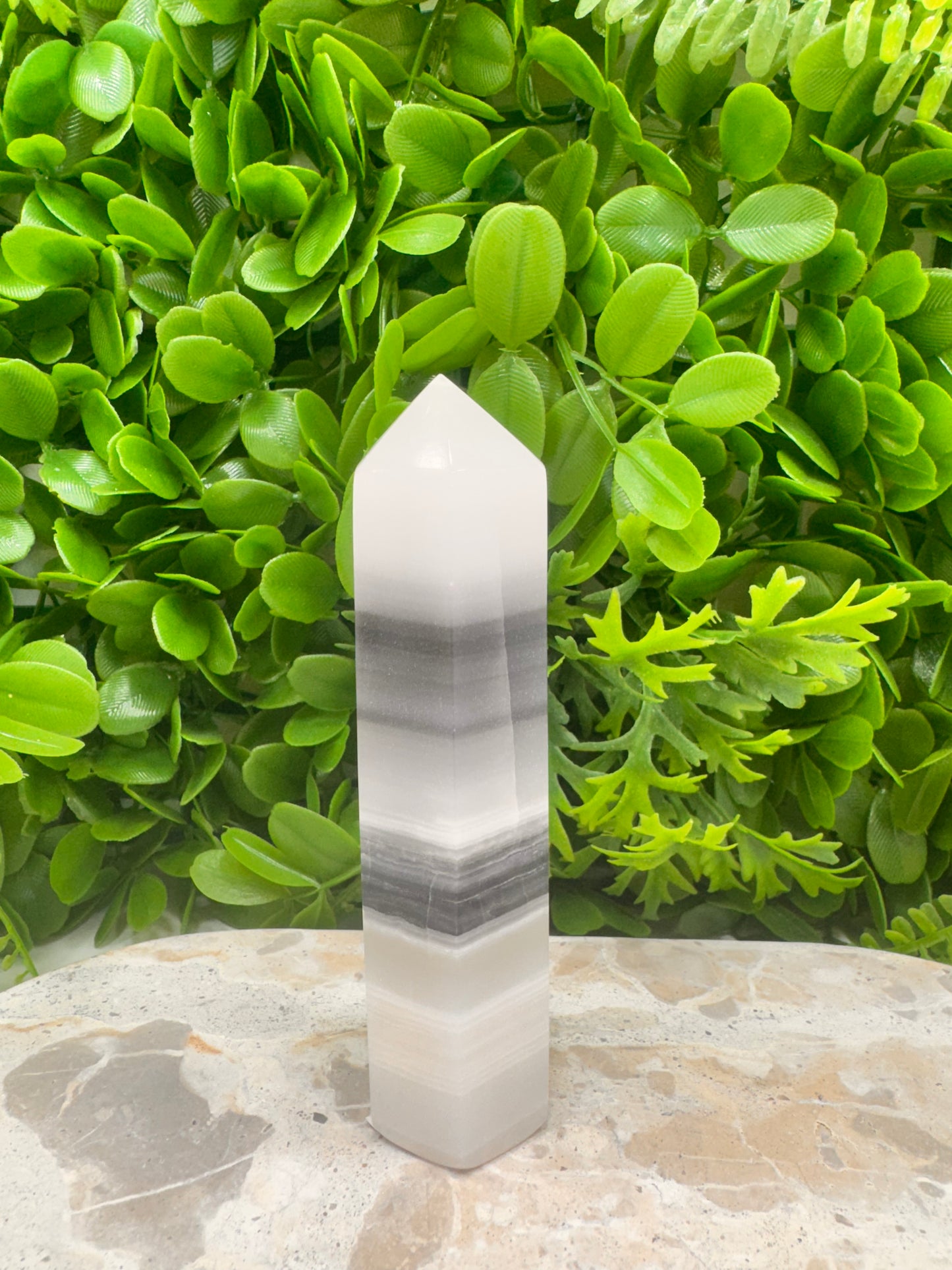 Black and White Onyx Tower 288g