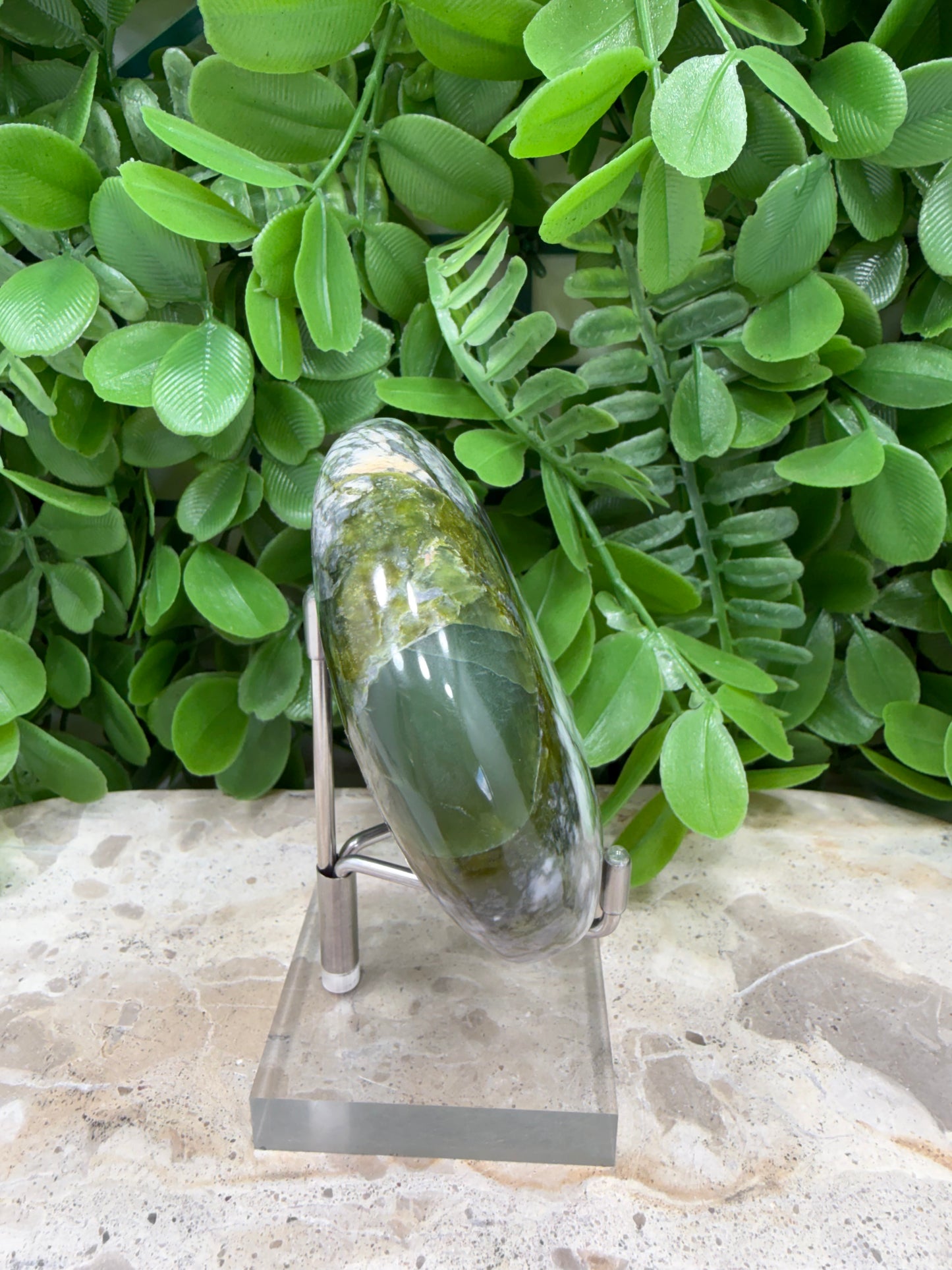 Flower Jade Palm Stone 280g