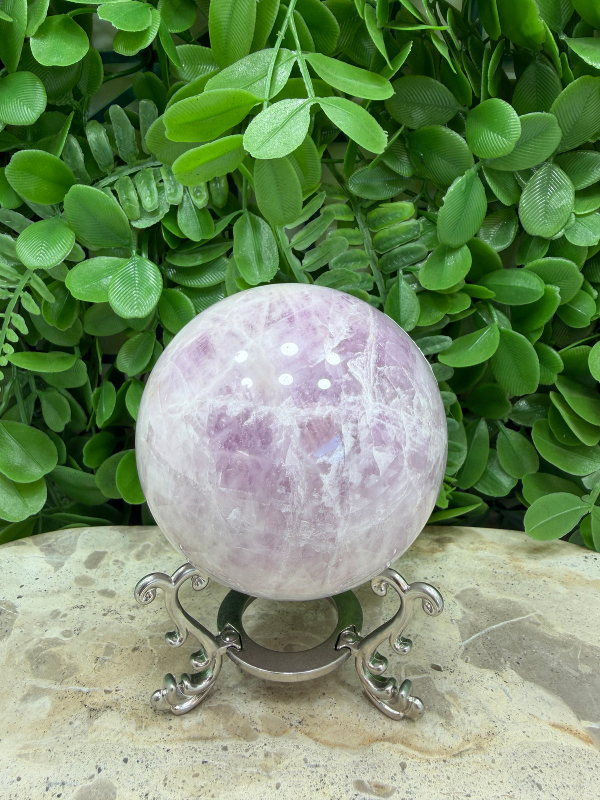 Kunzite Sphere 680g| Love • Peace • Compassion