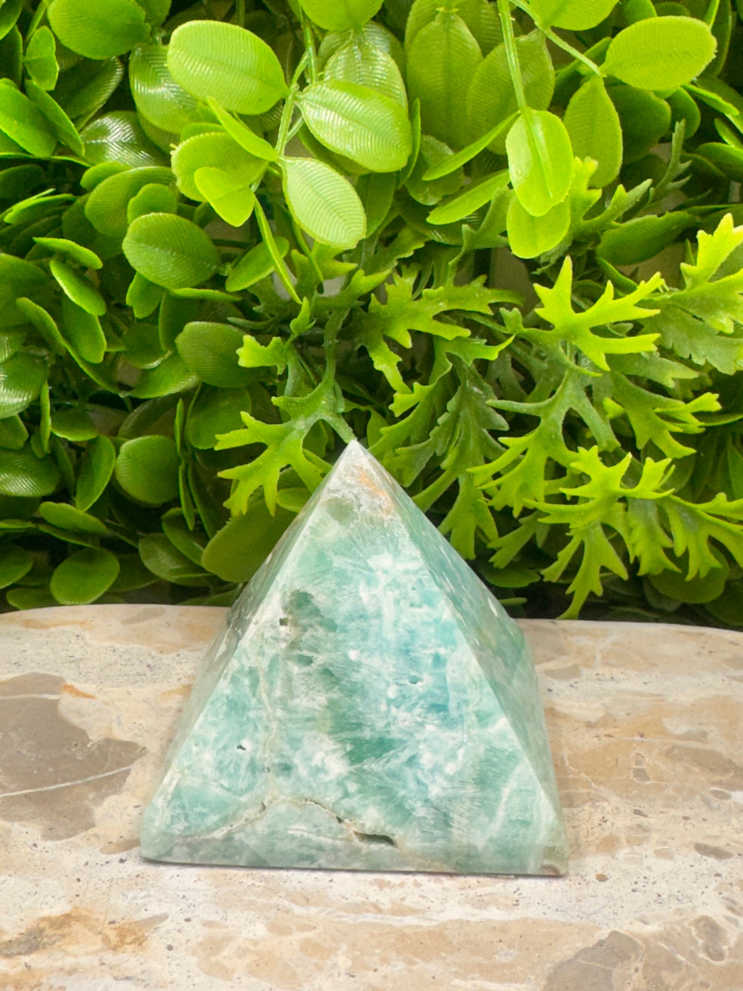 Aragonite & Smithsonite Pyramid 398g