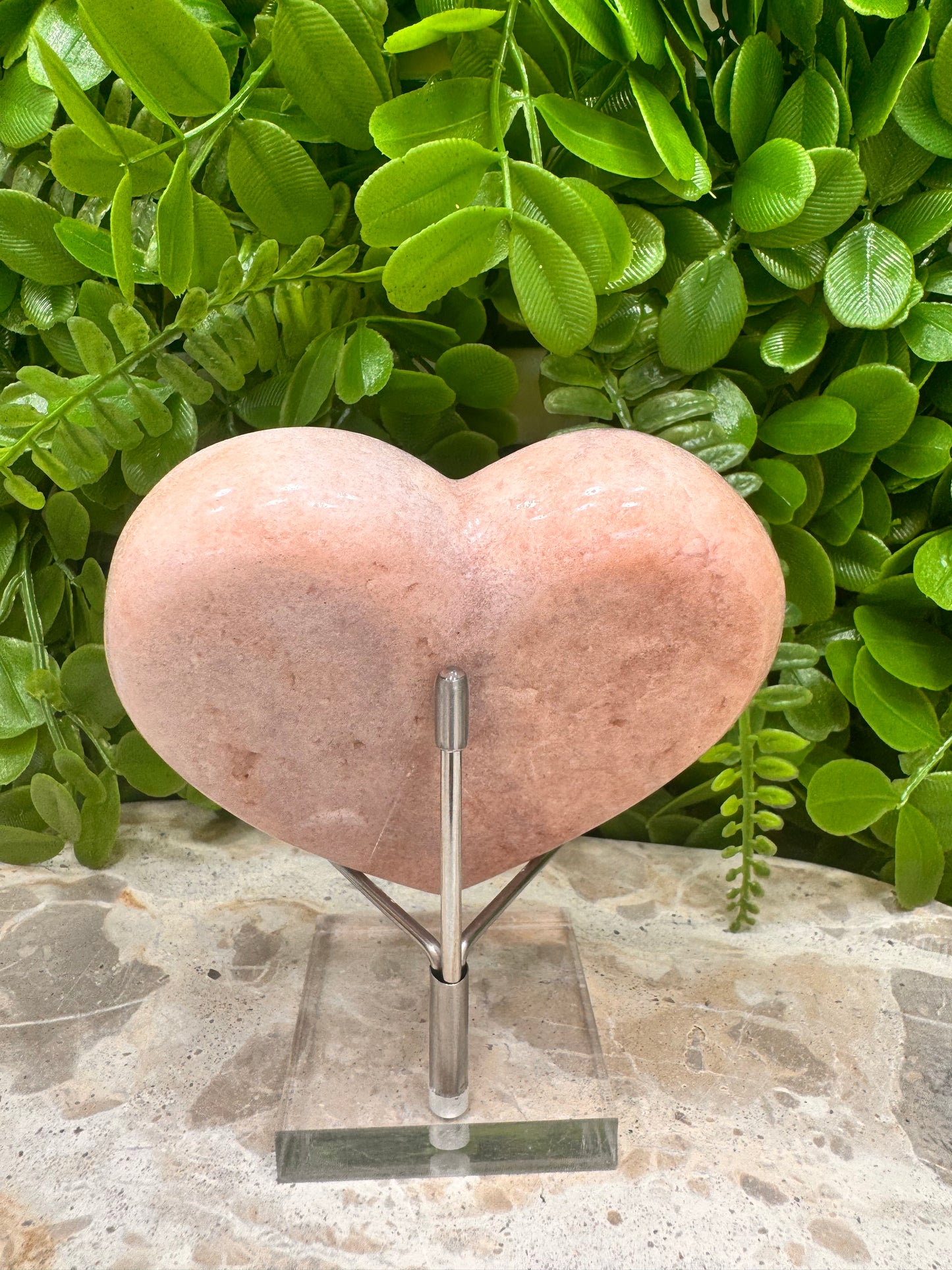 Pink Amethyst Heart 368g