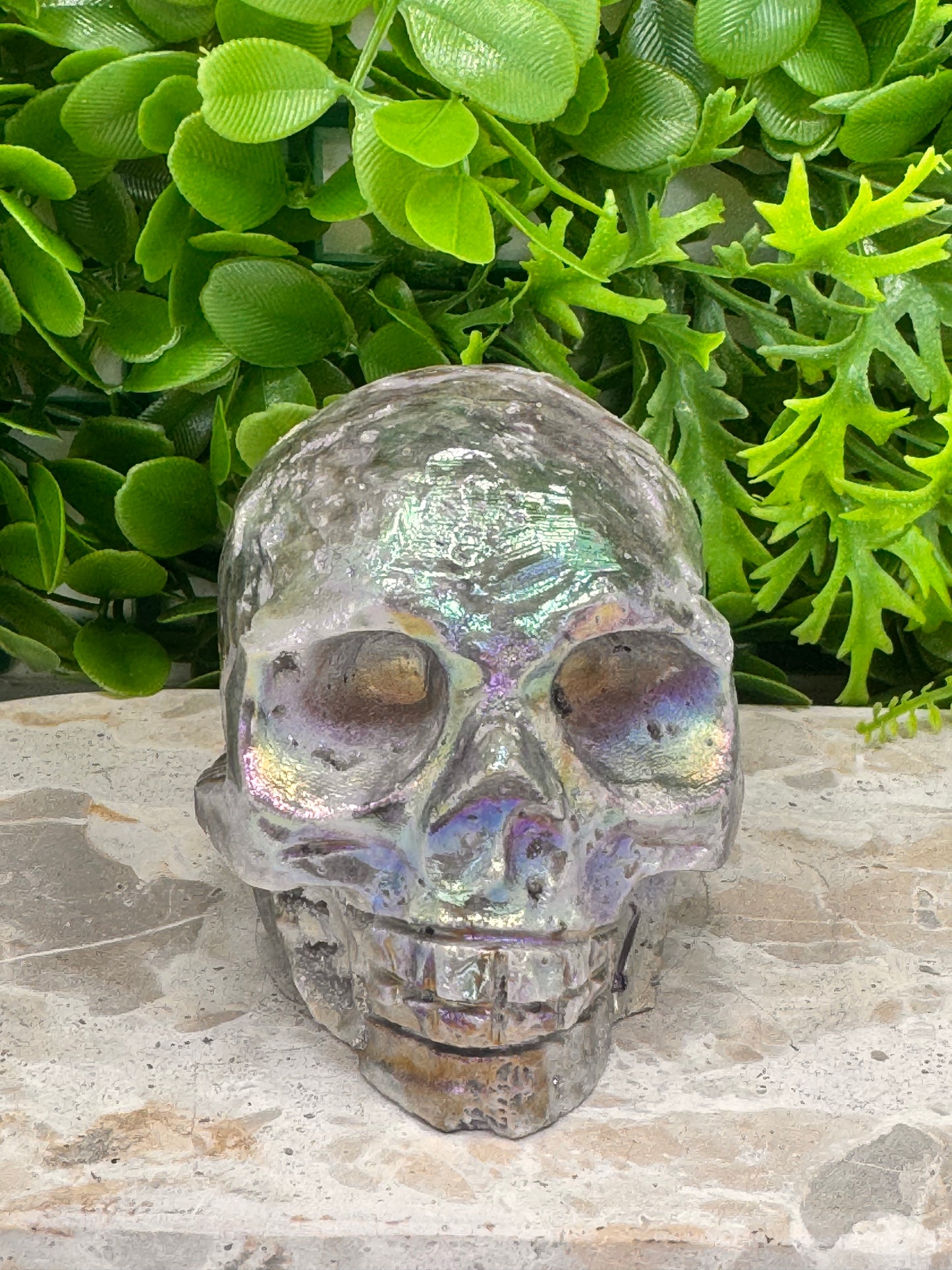 Aura Sphalerite Skull 666g
