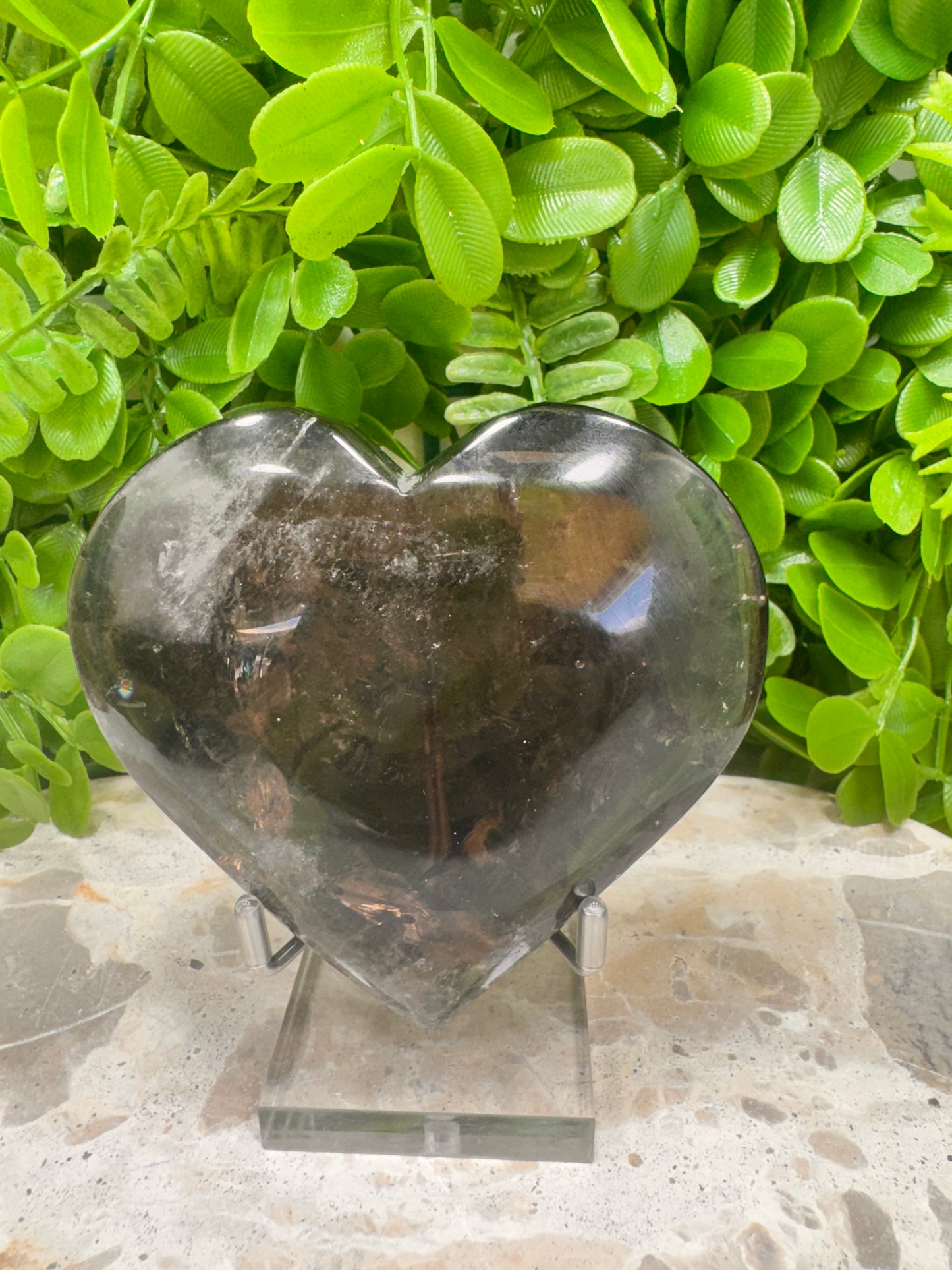 Smokey Quartz Heart 385g