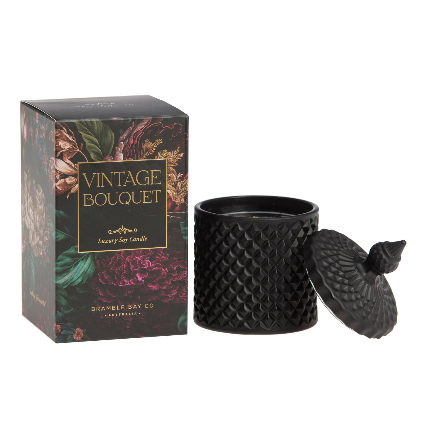 Vintage Bouquet Candle (Rosewood, Balsam, Geranium & Jasmine)