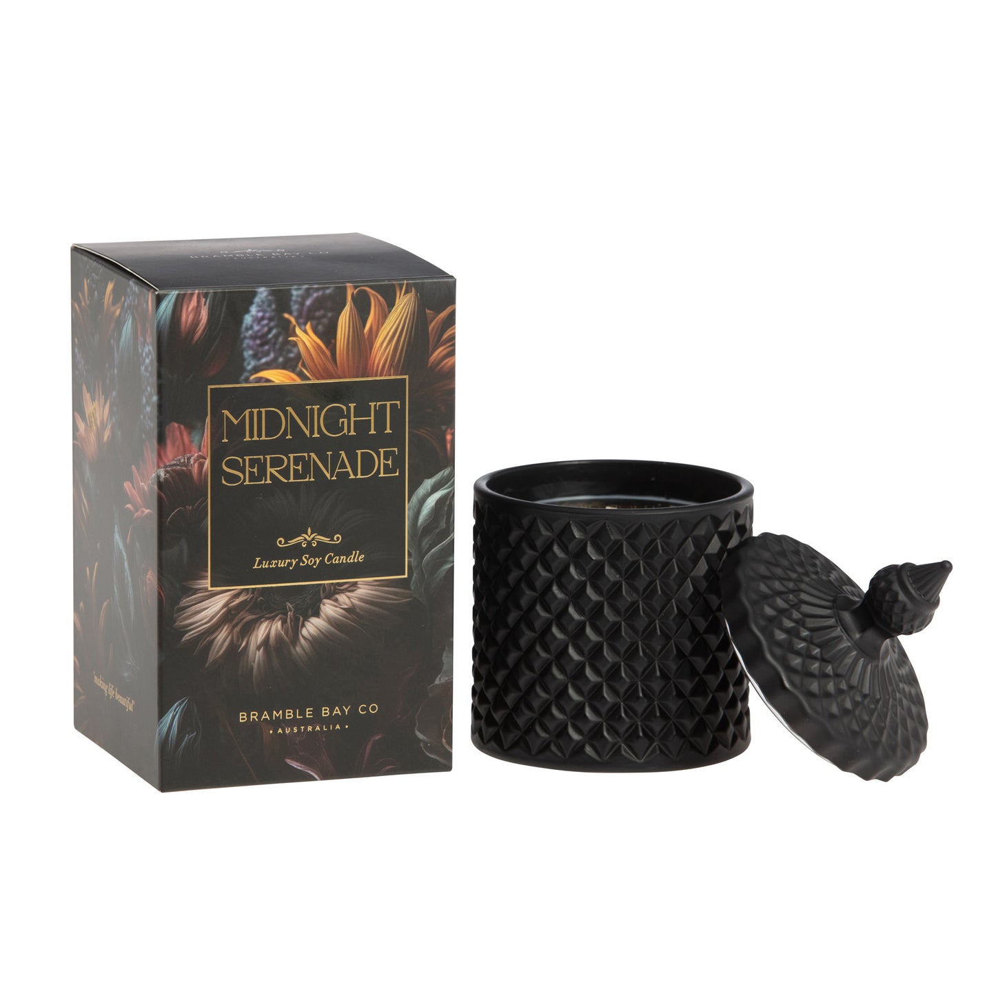 Midnight Serenade Candle (Mandarin, Bergamot, Violet, Orchid, Vetiver & Sandalwood)