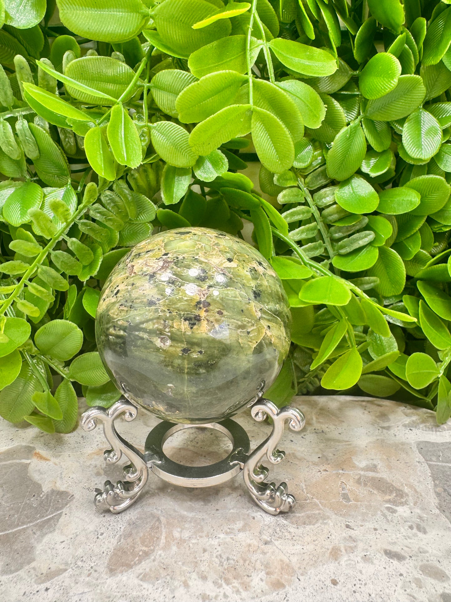 Nephrite Jade Sphere 396g