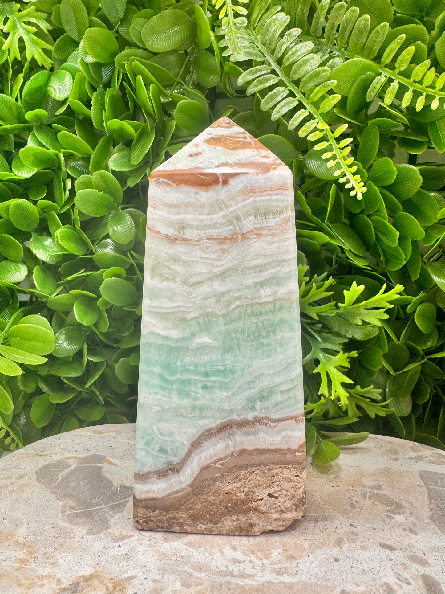Aqua Caribbean Calcite Tower 1.6kg