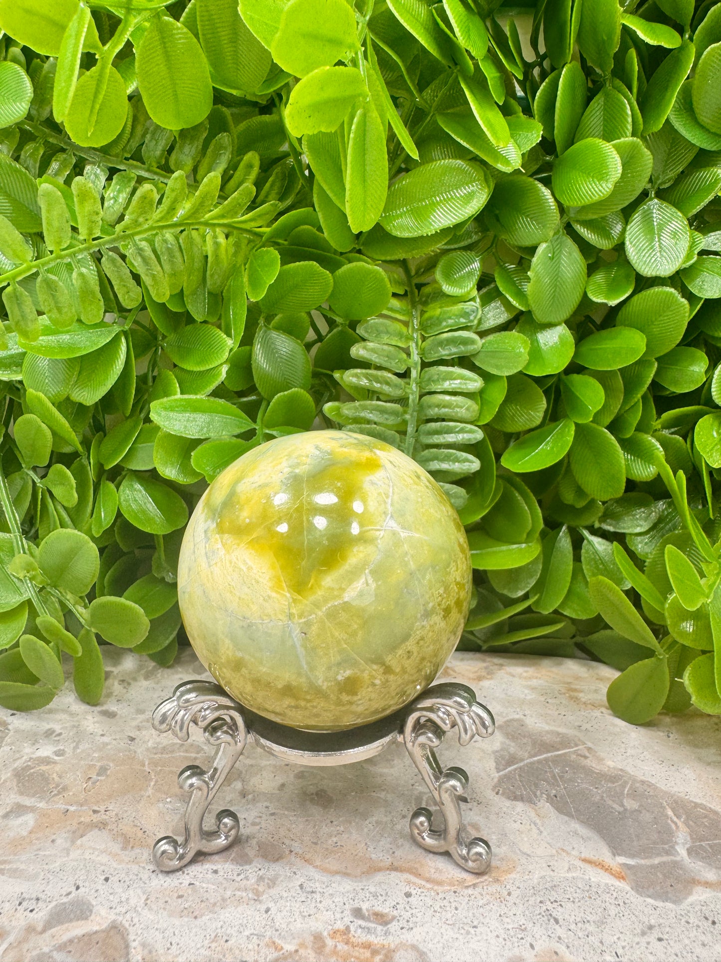 Green Jade Sphere 330g