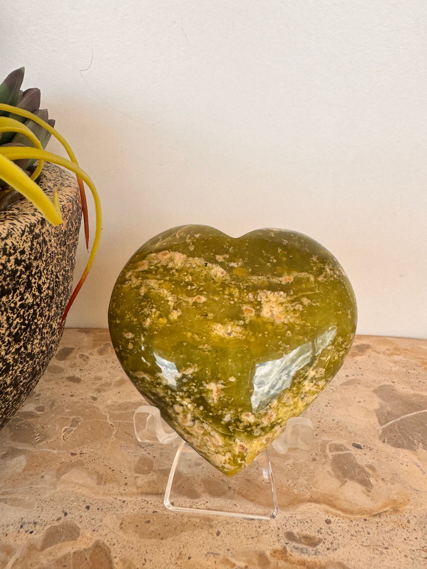Lizard Serpentine Heart 156g
