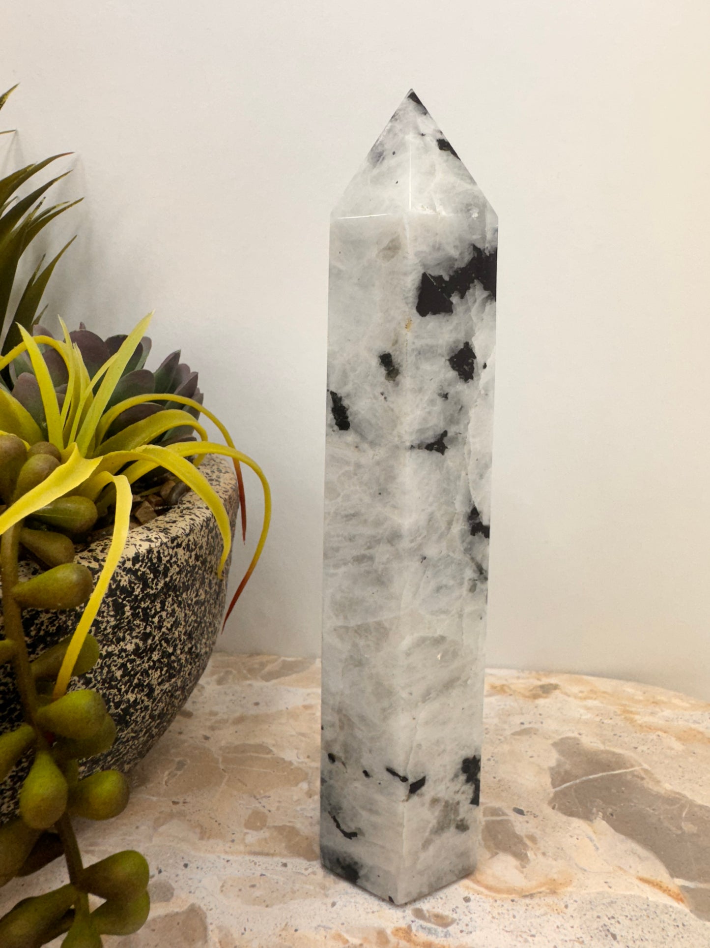Rainbow Moonstone Tower 416g