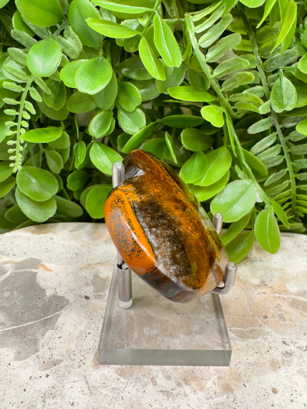 Tiger Eye Heart | Confidence • Courage • Protection
