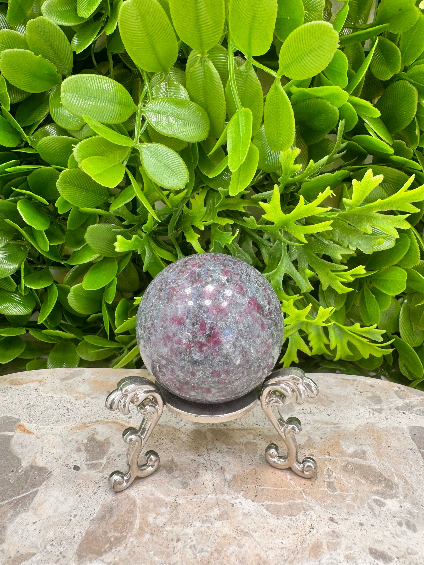 Ruby in Kyanite Sphere 258g