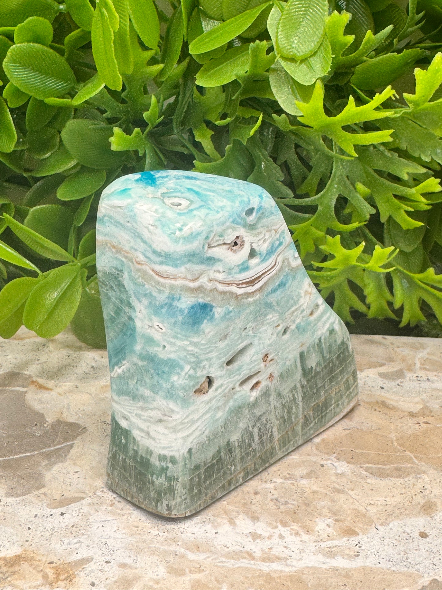 Aragonite with Smithsonite Freeform 214g