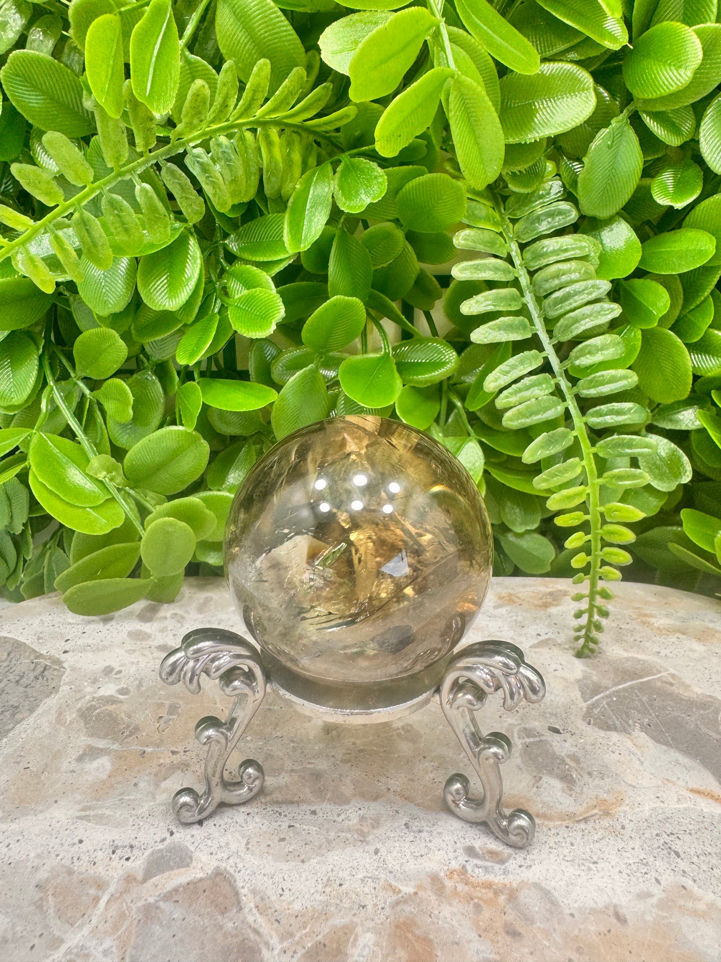 Smokey Citrine Sphere 194g