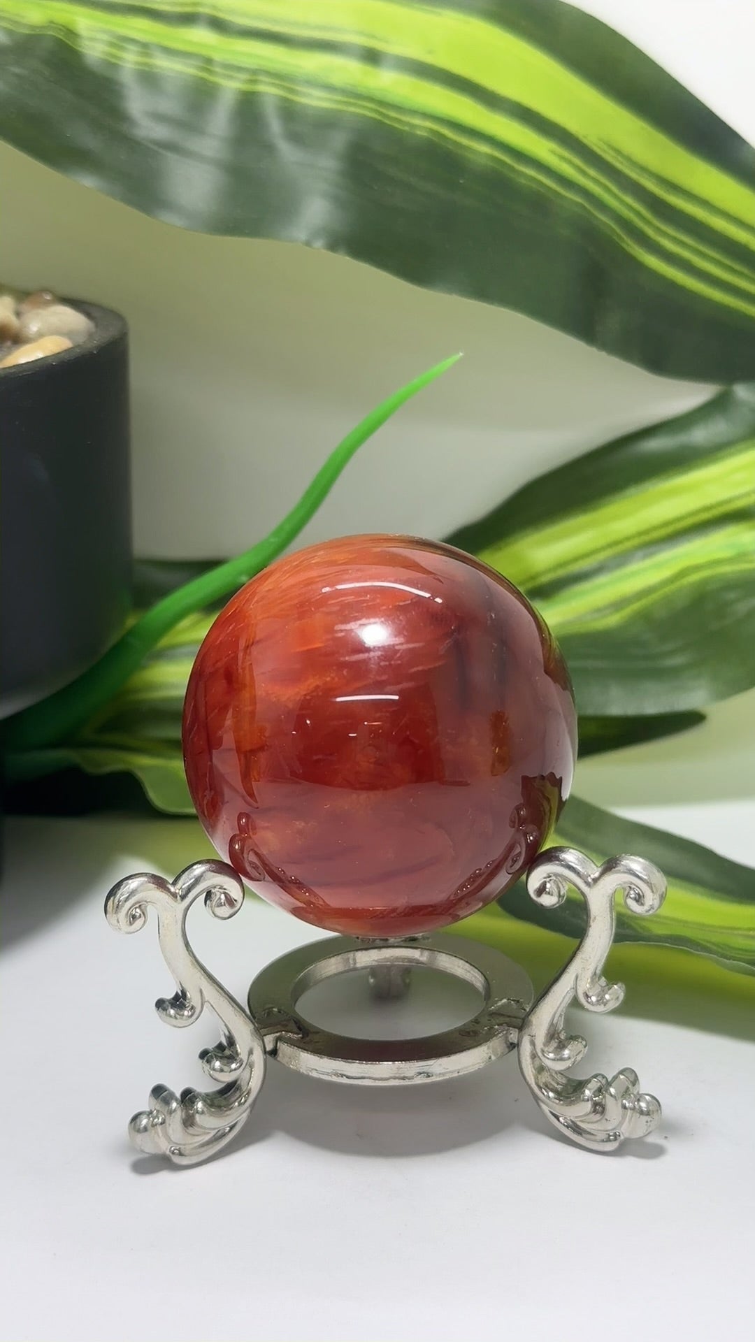 Carnelian Sphere 196g