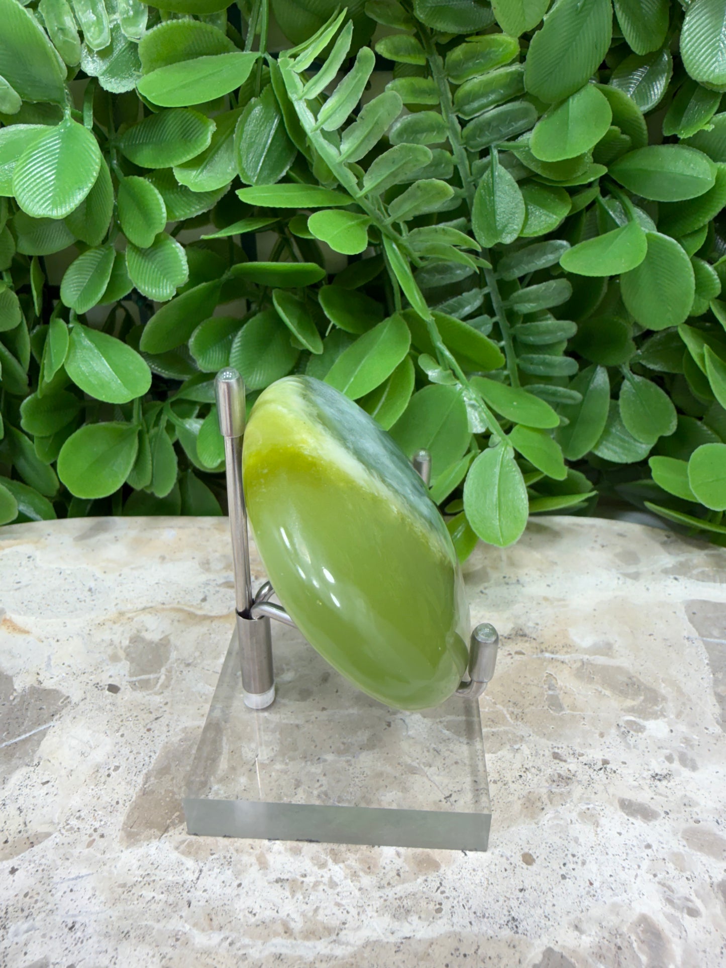 Flower Jade Palm Stone 102g