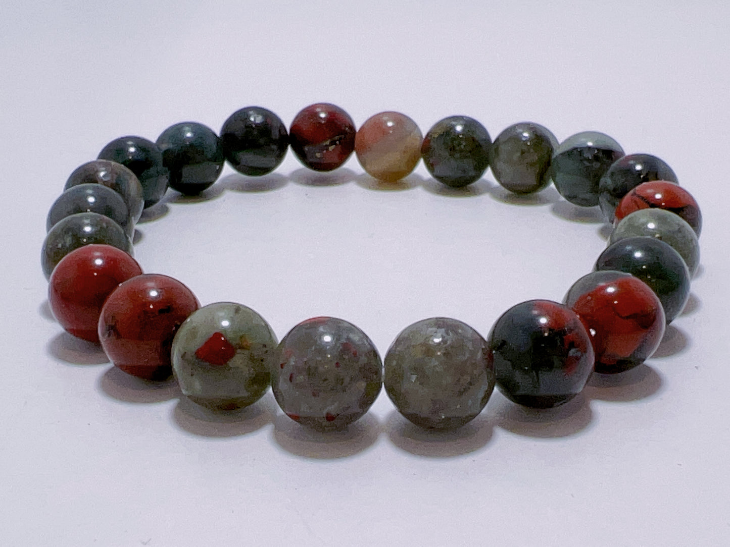 African Bloodstone Bracelet 8mm