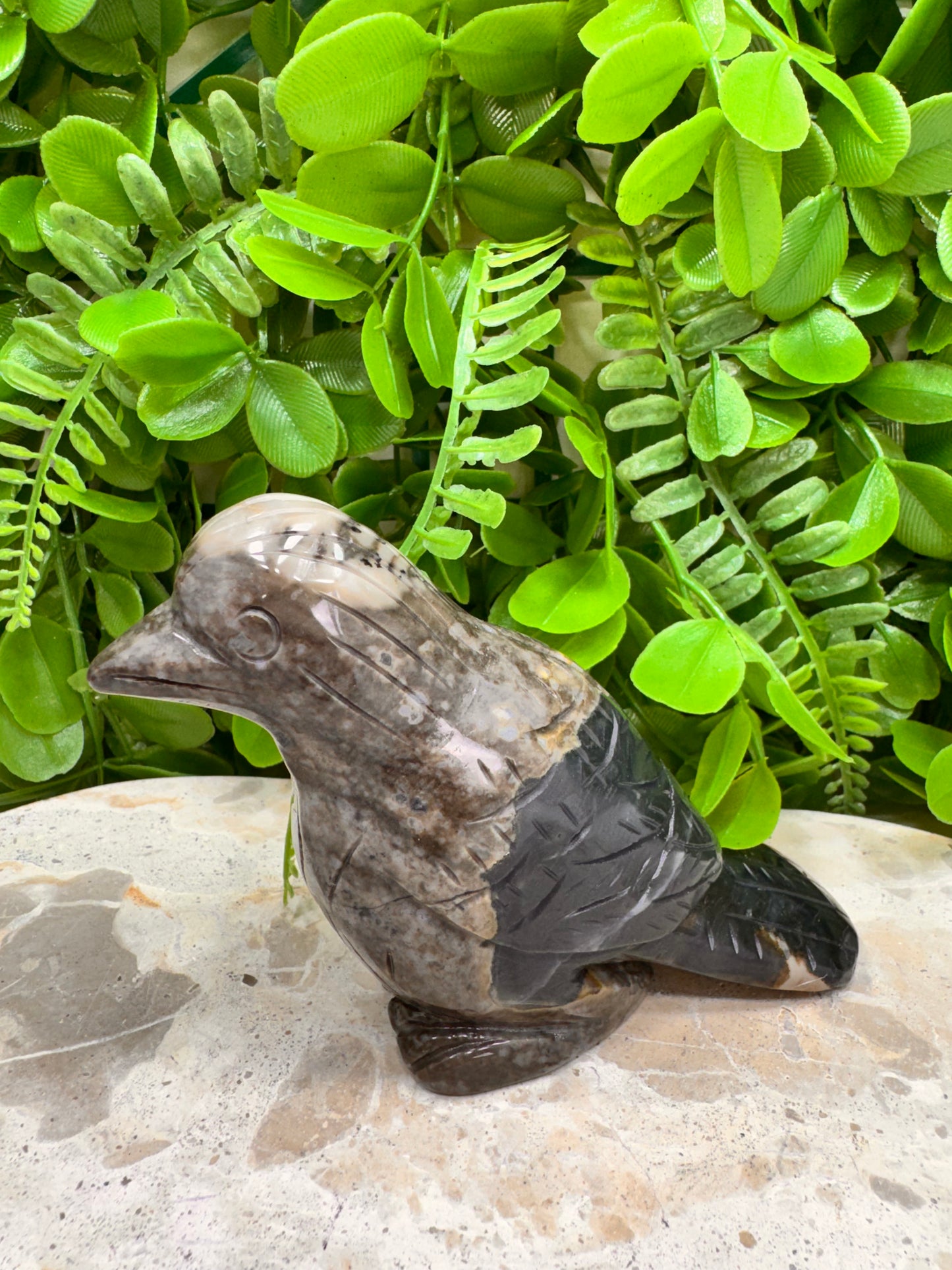 Volcanic Agate Bird 344g