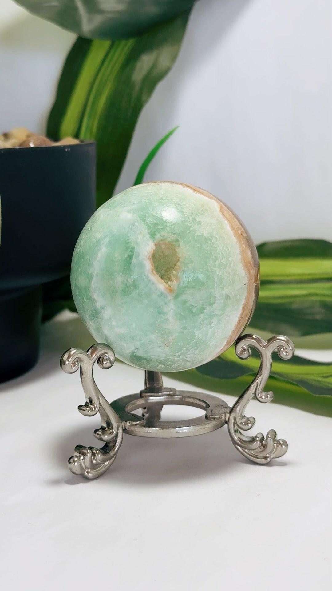 Caribbean Calcite Sphere 302g
