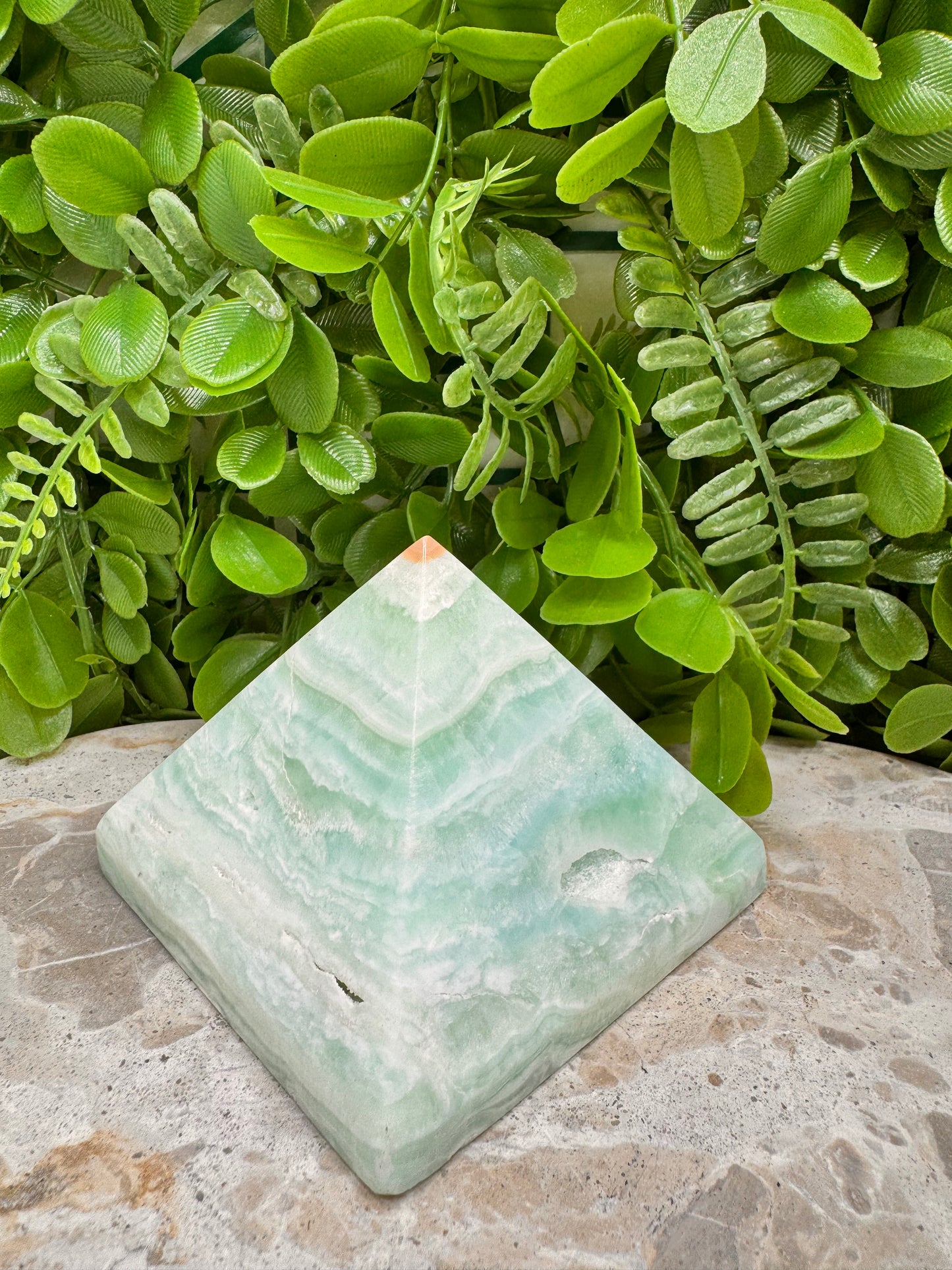 Caribbean Calcite Pyramid 720g