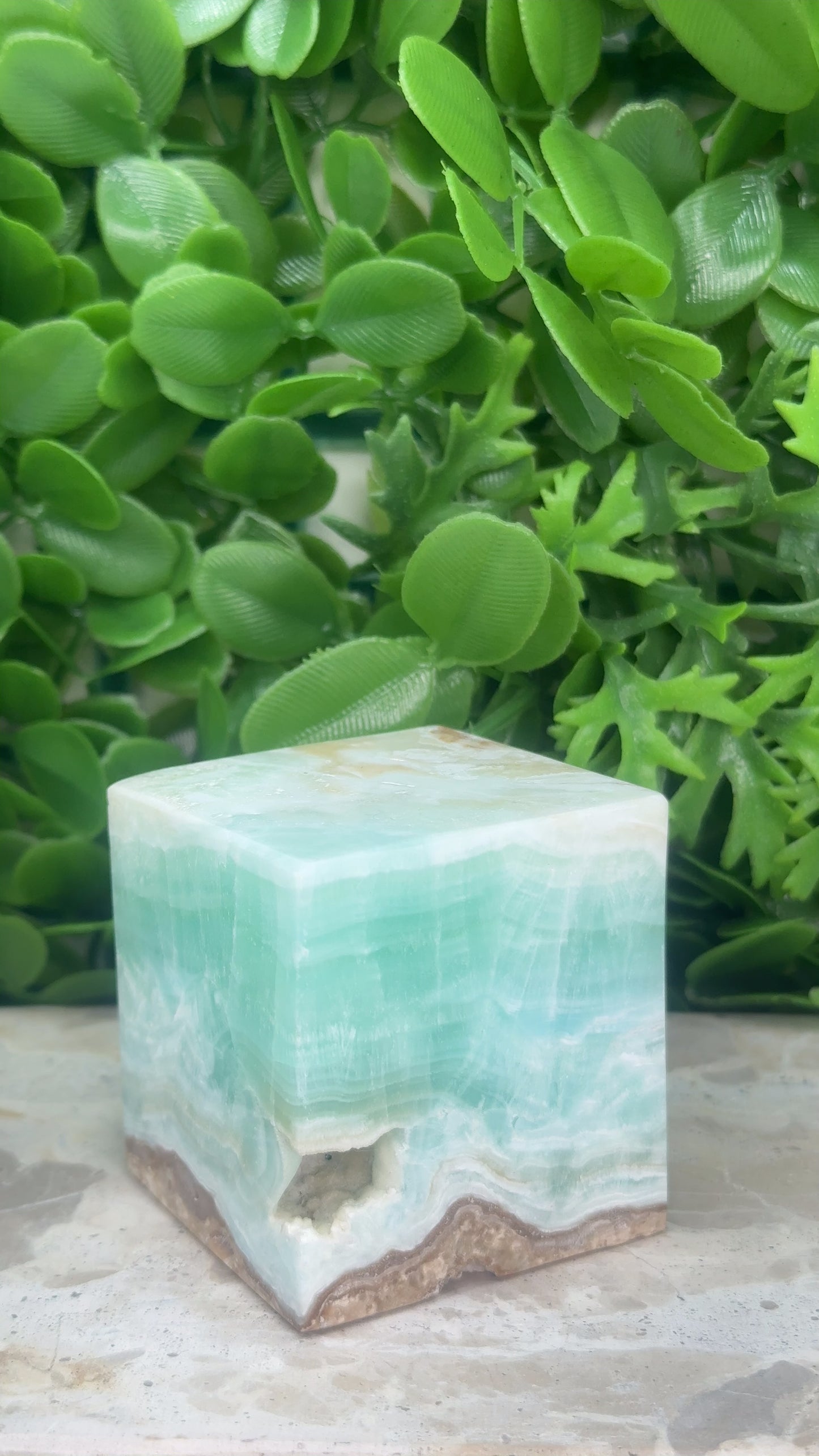 Caribbean Calcite Cube 432g