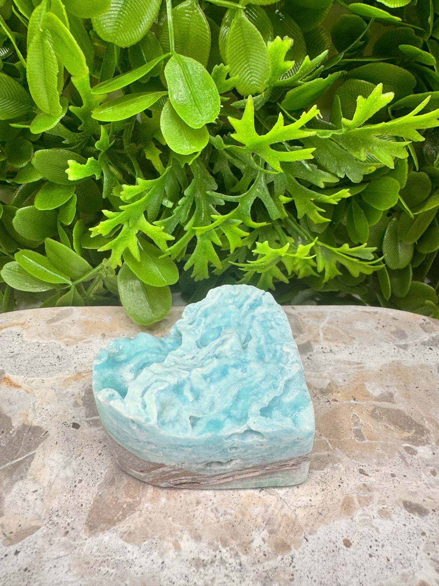 Hemimorphite Heart 198g